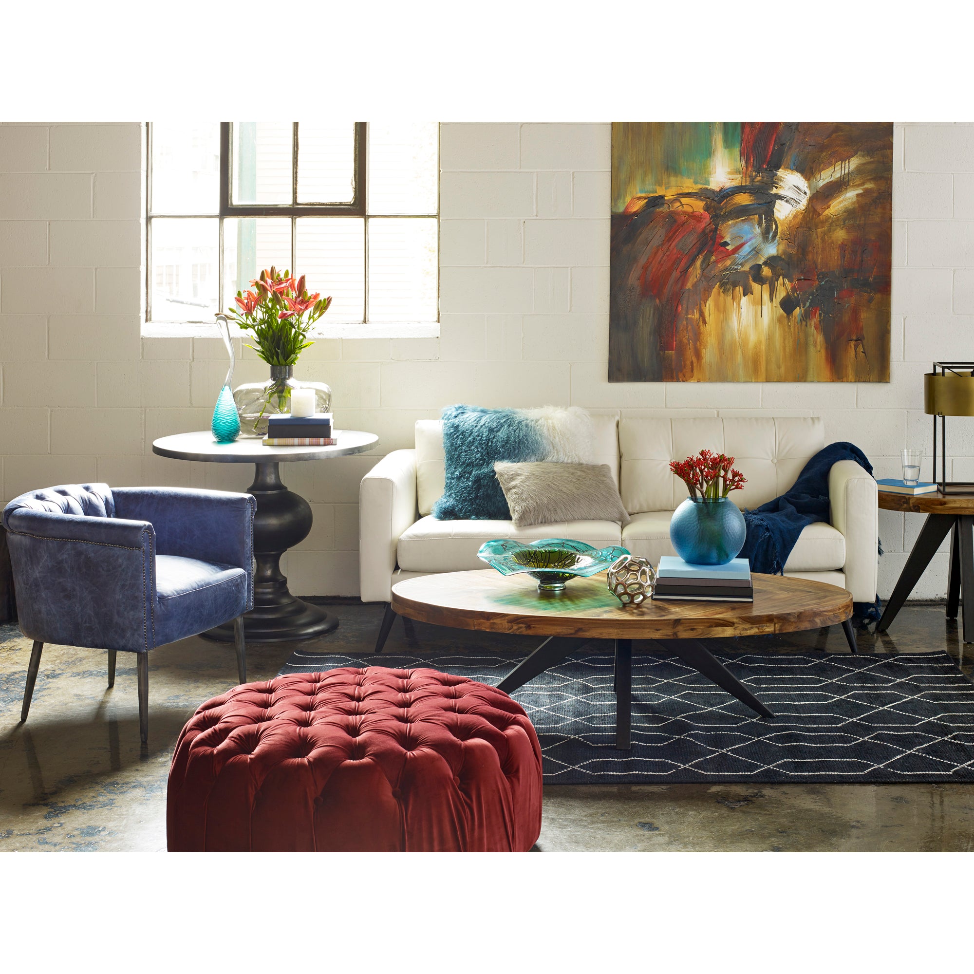 Moes Lexie Dining Table Black FI-1014-02-0