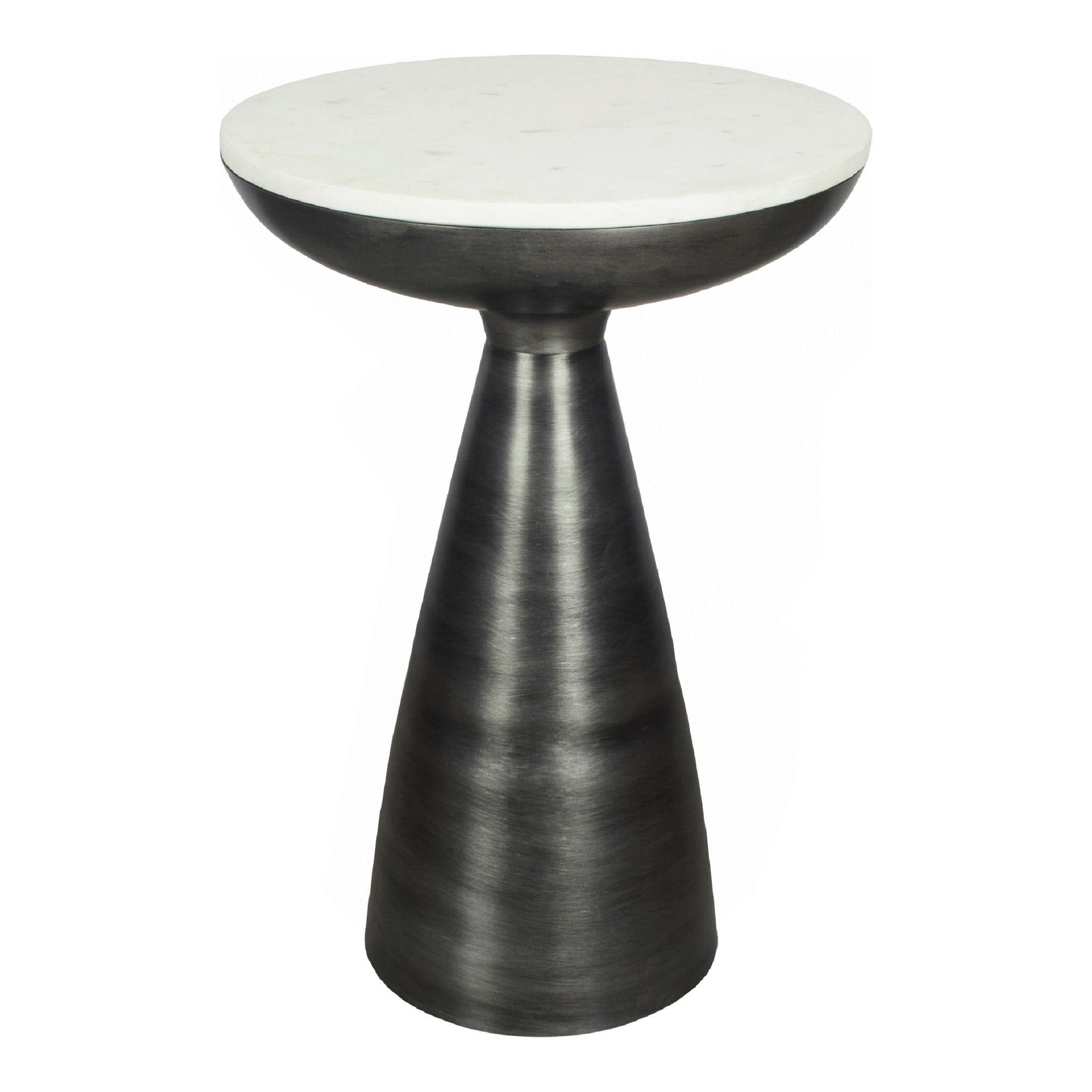 Moes Font Side Table White Marble FI-1032-18