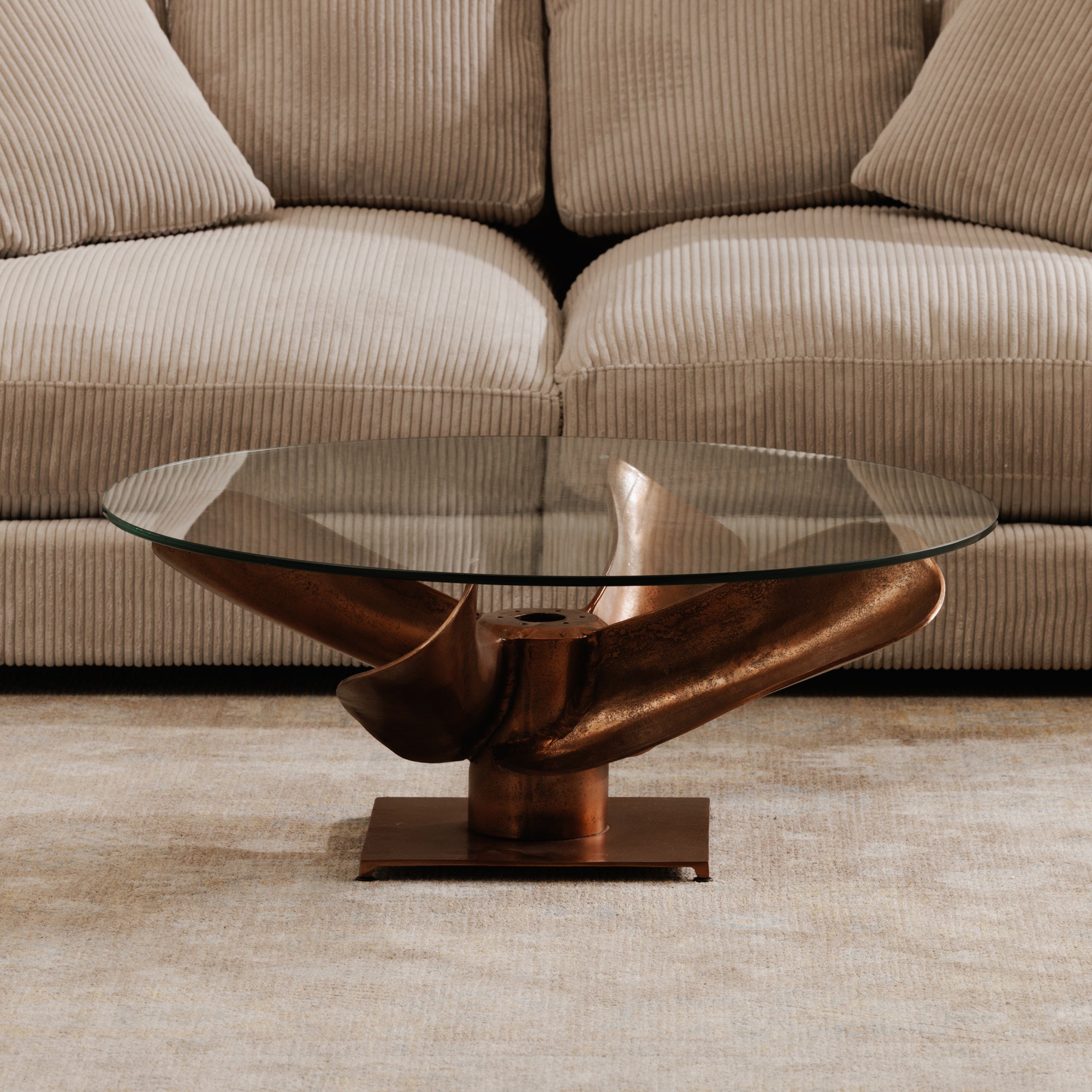 Moes Archimedes Coffee Table Copper FI-1062-42-0
