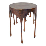 Moes Copperworks Accent Table Antique Copper FI-1090-50
