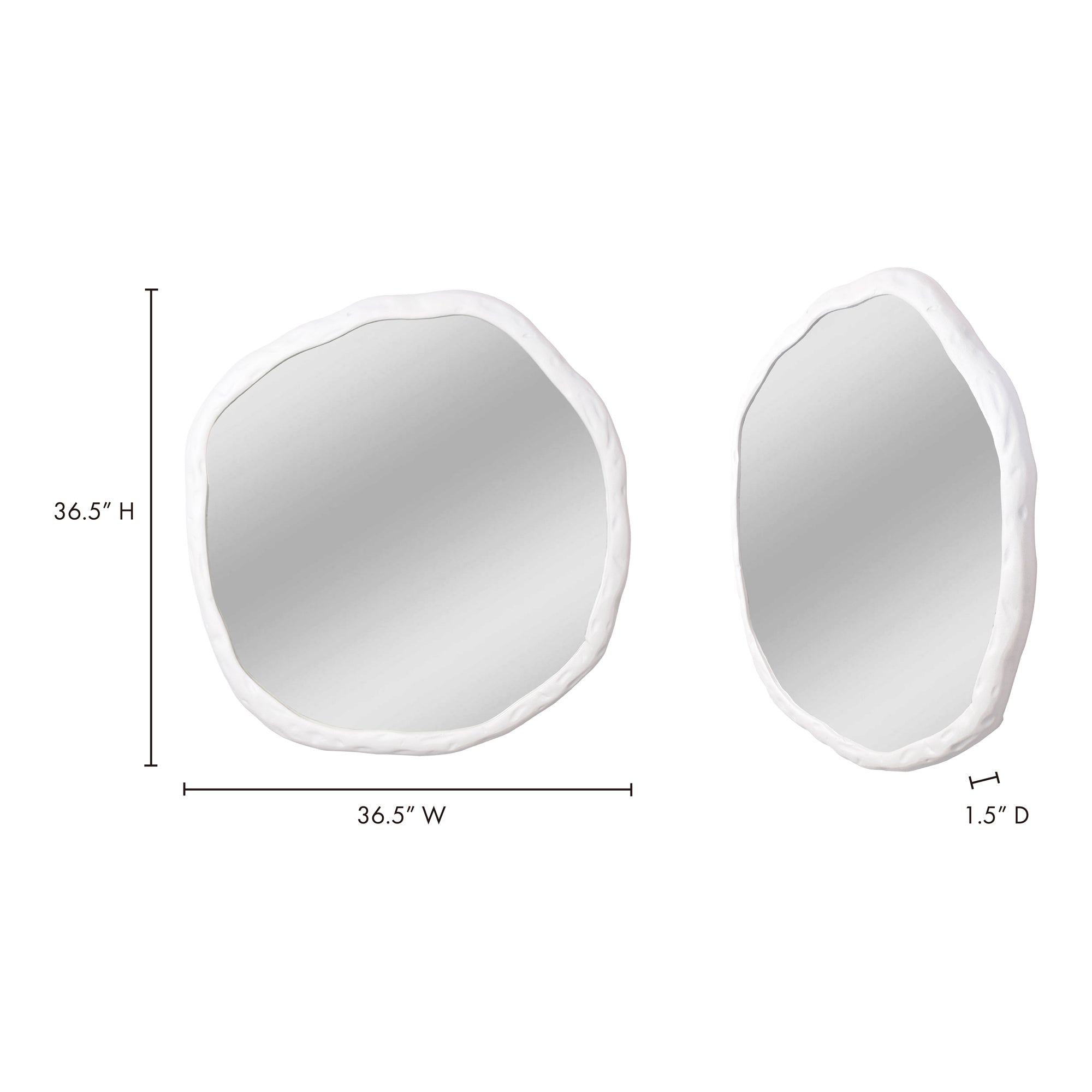 Moes Foundry Large Mirror White FI-1098-18