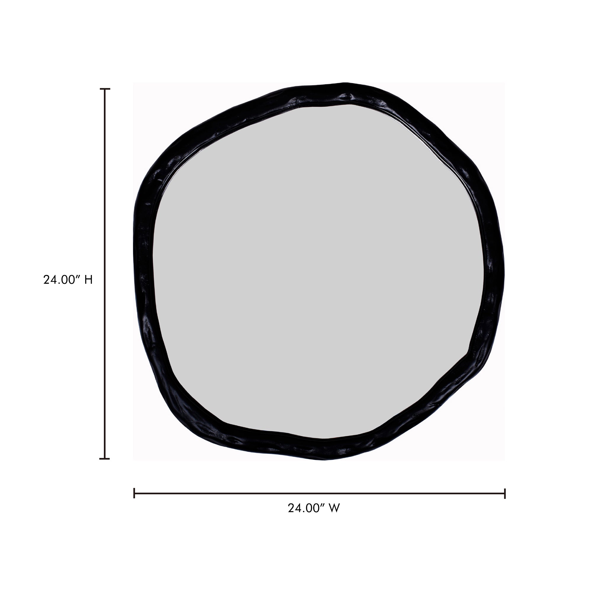 Moes Foundry Small Mirror Black FI-1099-02
