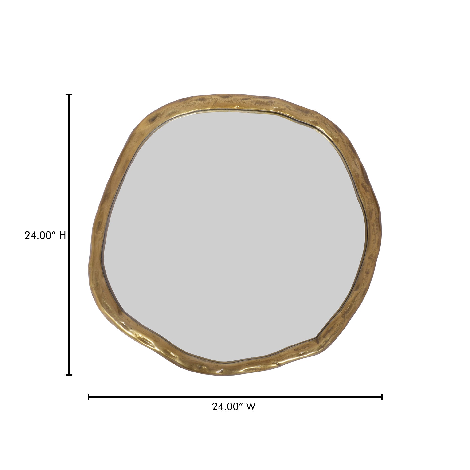 Moes Foundry Small Mirror Gold FI-1099-32