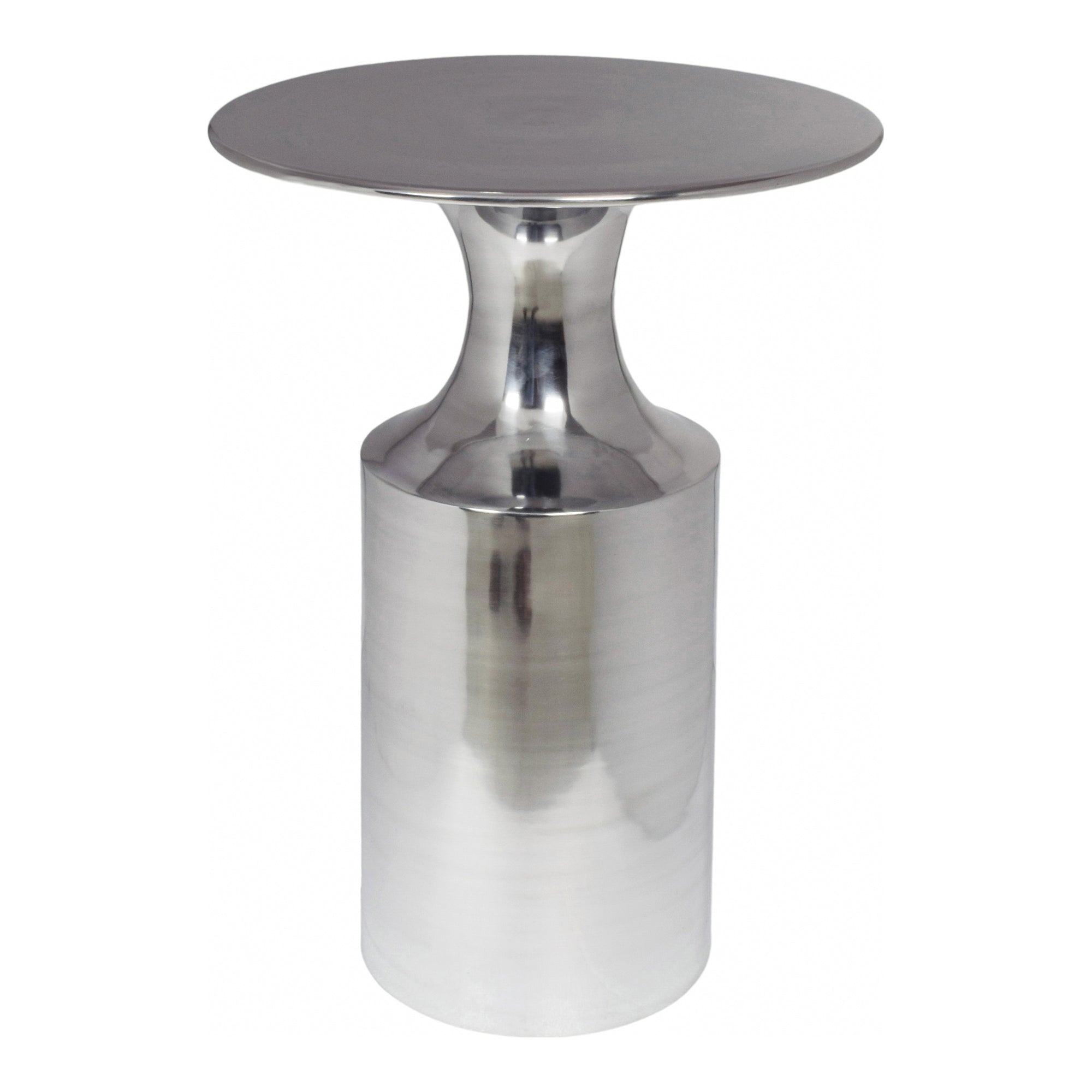 Moes Rassa Accent Table Polished Silver FI-1105-30