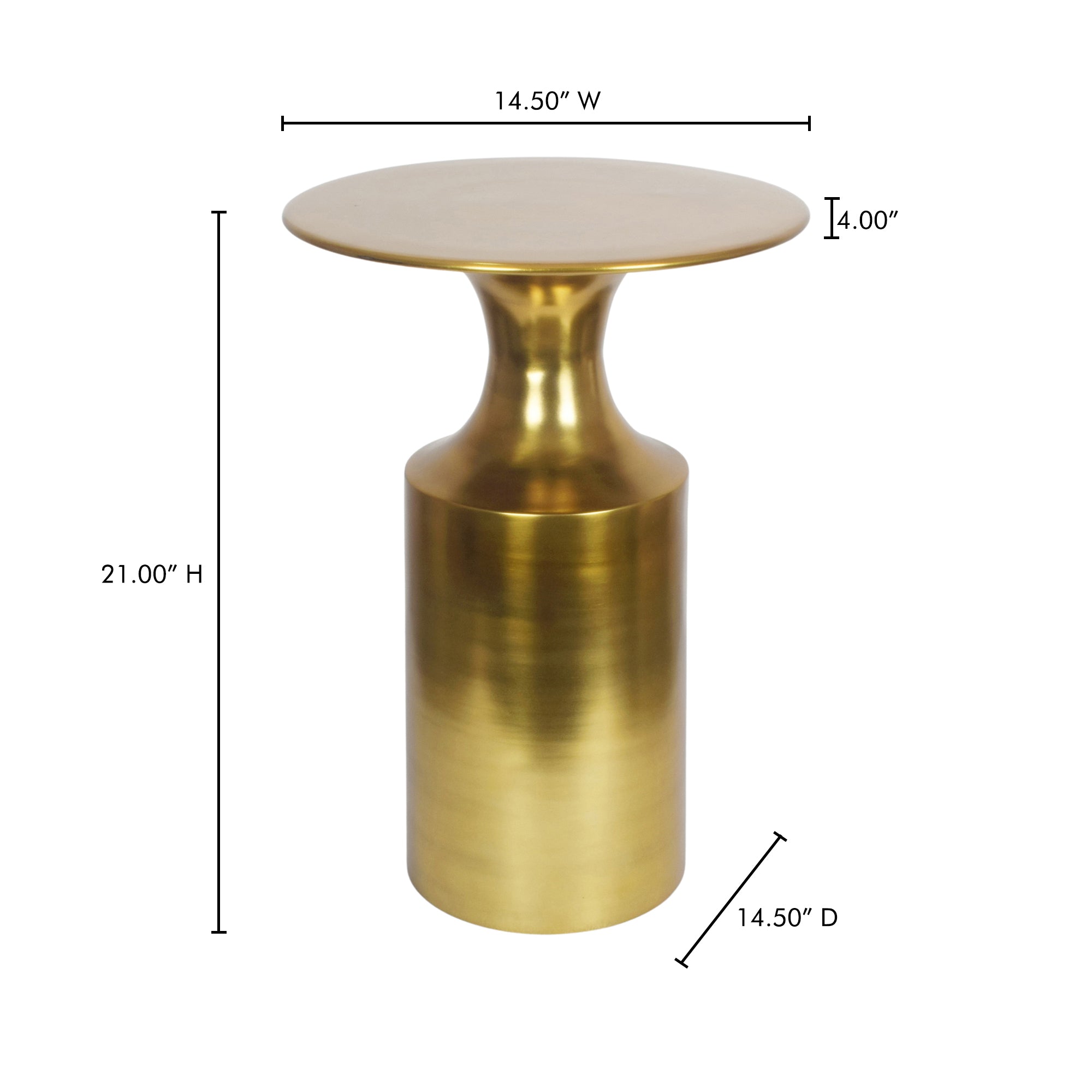 Moes Rassa Accent Table Gold FI-1105-32