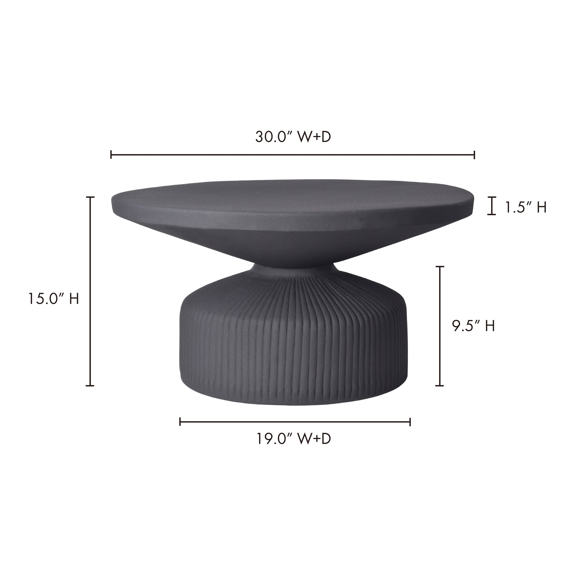 Moes Yoli Coffee Table Black FI-1111-02