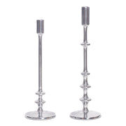 Moes Irie Candle Holders-Set Of Two Silver FI-1119-30