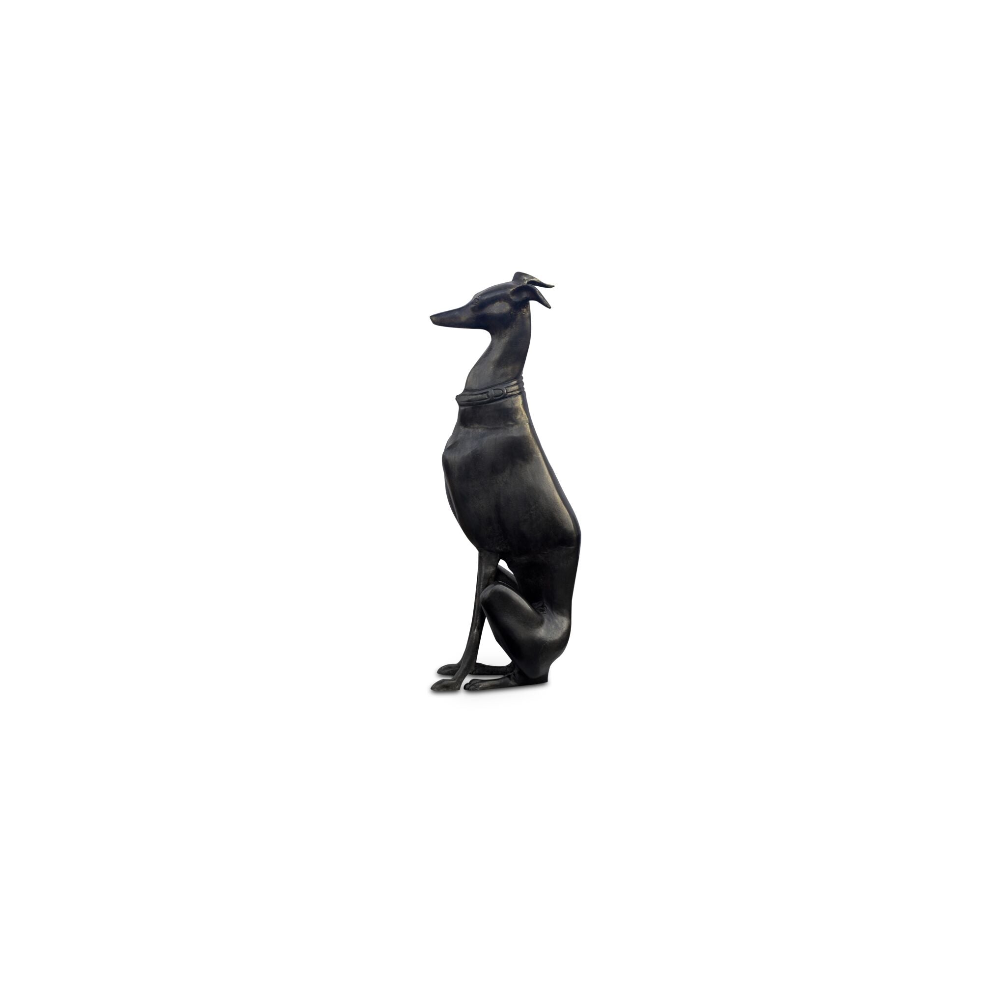 Moes Duke Cast Aluminum Sculpture Black FI-1130-02