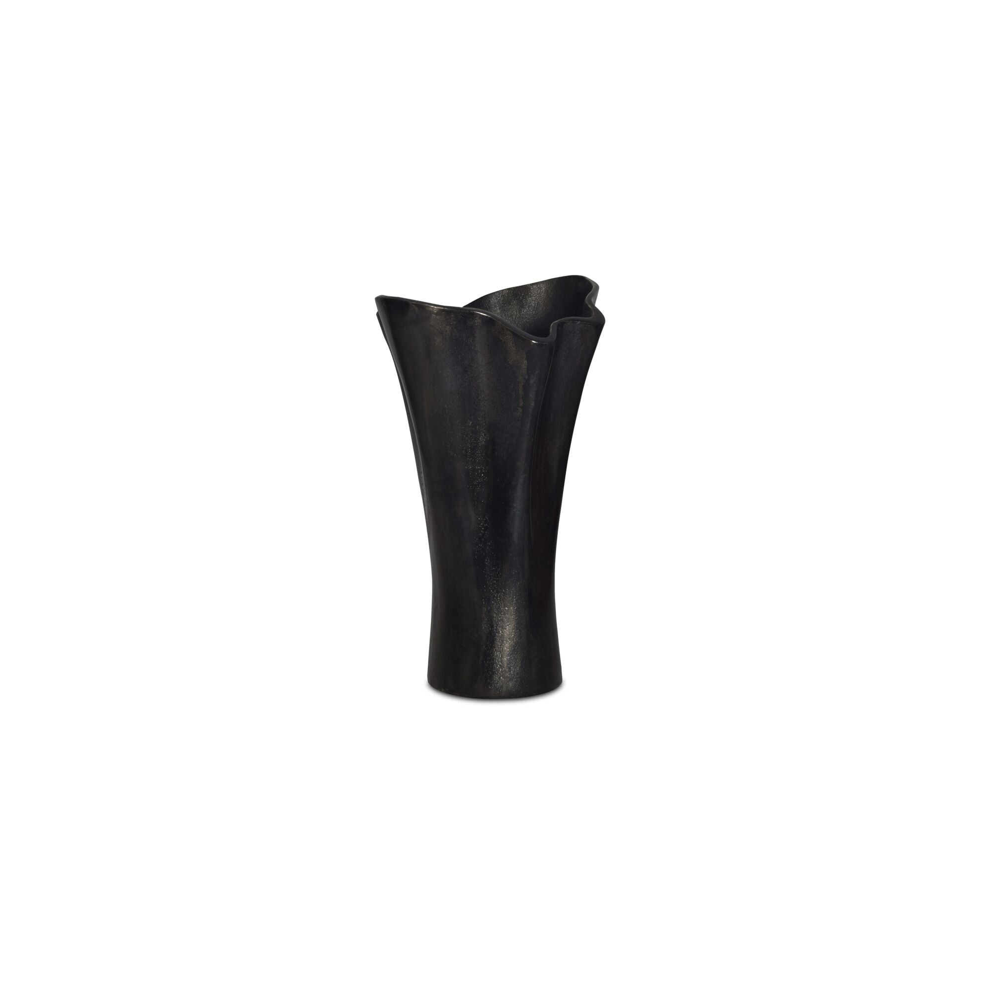 Moes Yeri Cast Aluminum Vase Black FI-1134-02