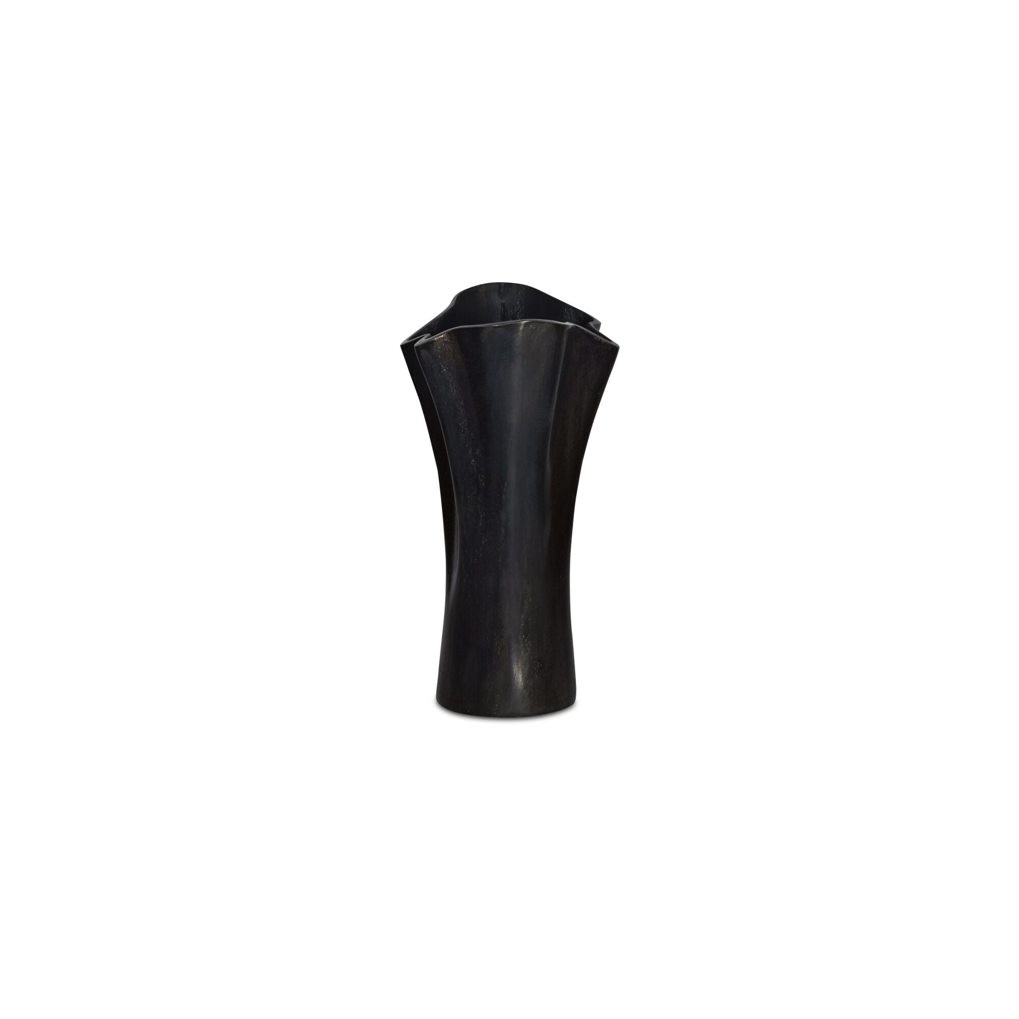 Moes Yeri Cast Aluminum Vase Black FI-1134-02