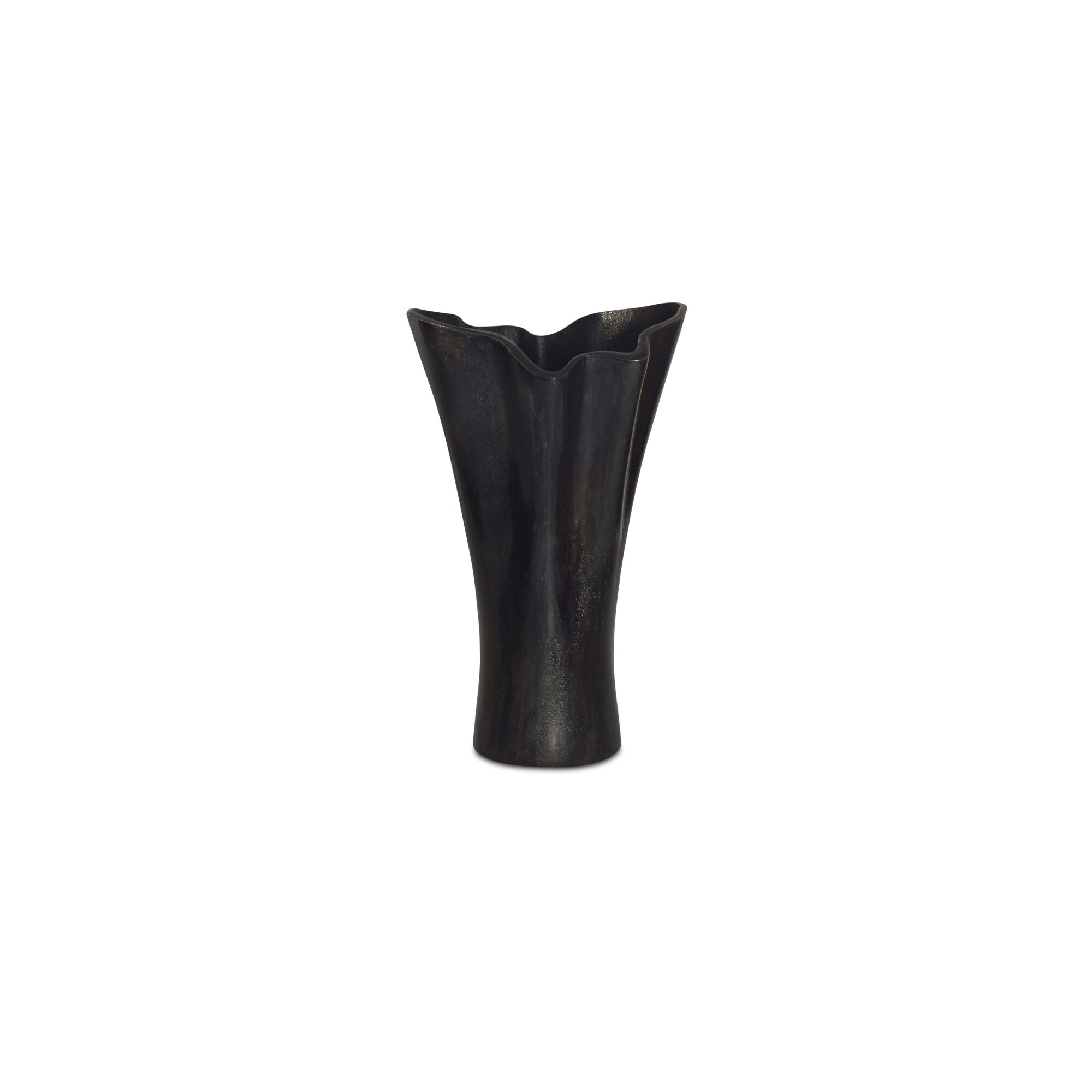 Moes Yeri Cast Aluminum Vase Black FI-1134-02