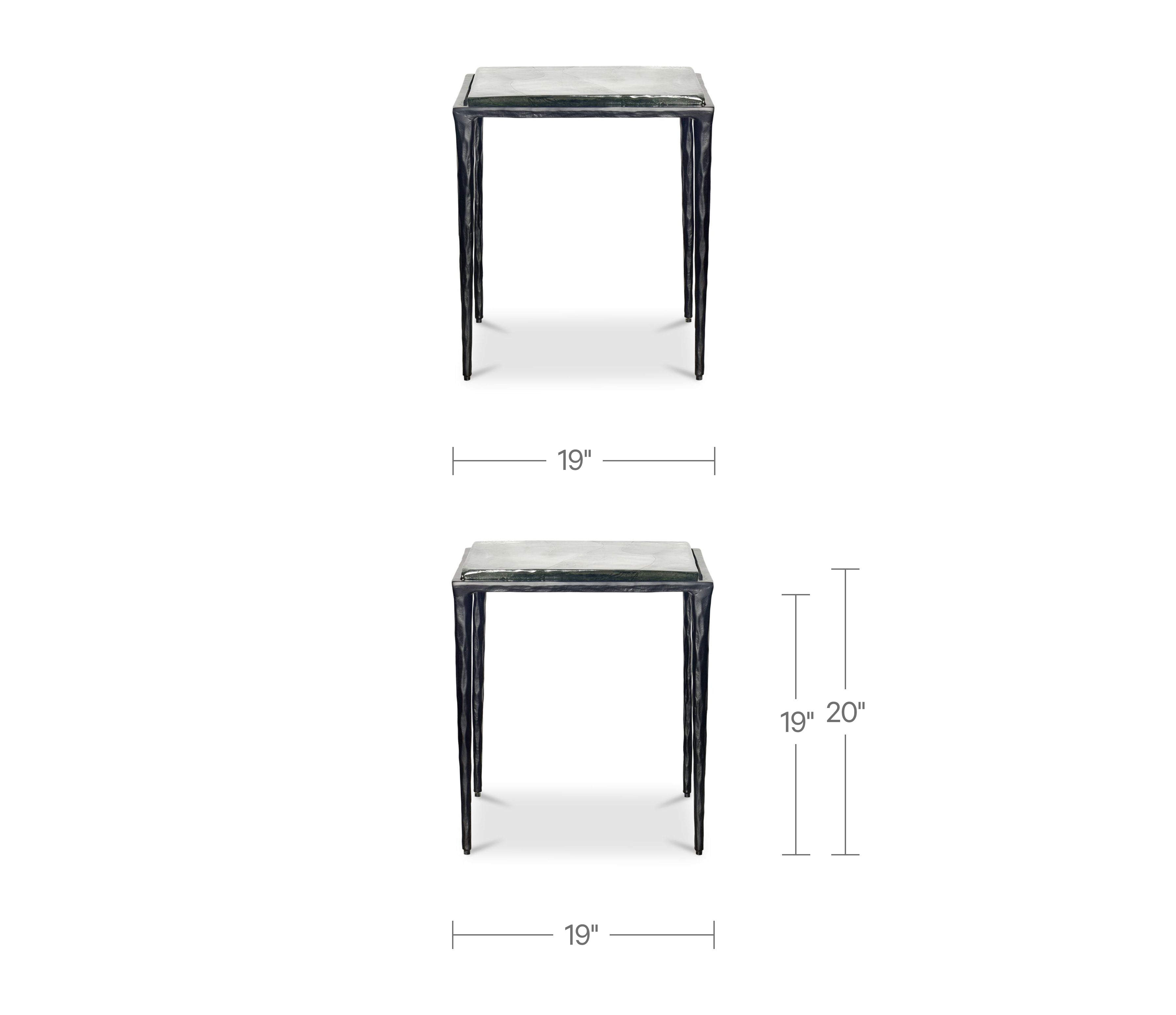 Moes Mari Side Table Clear FI-1140-17