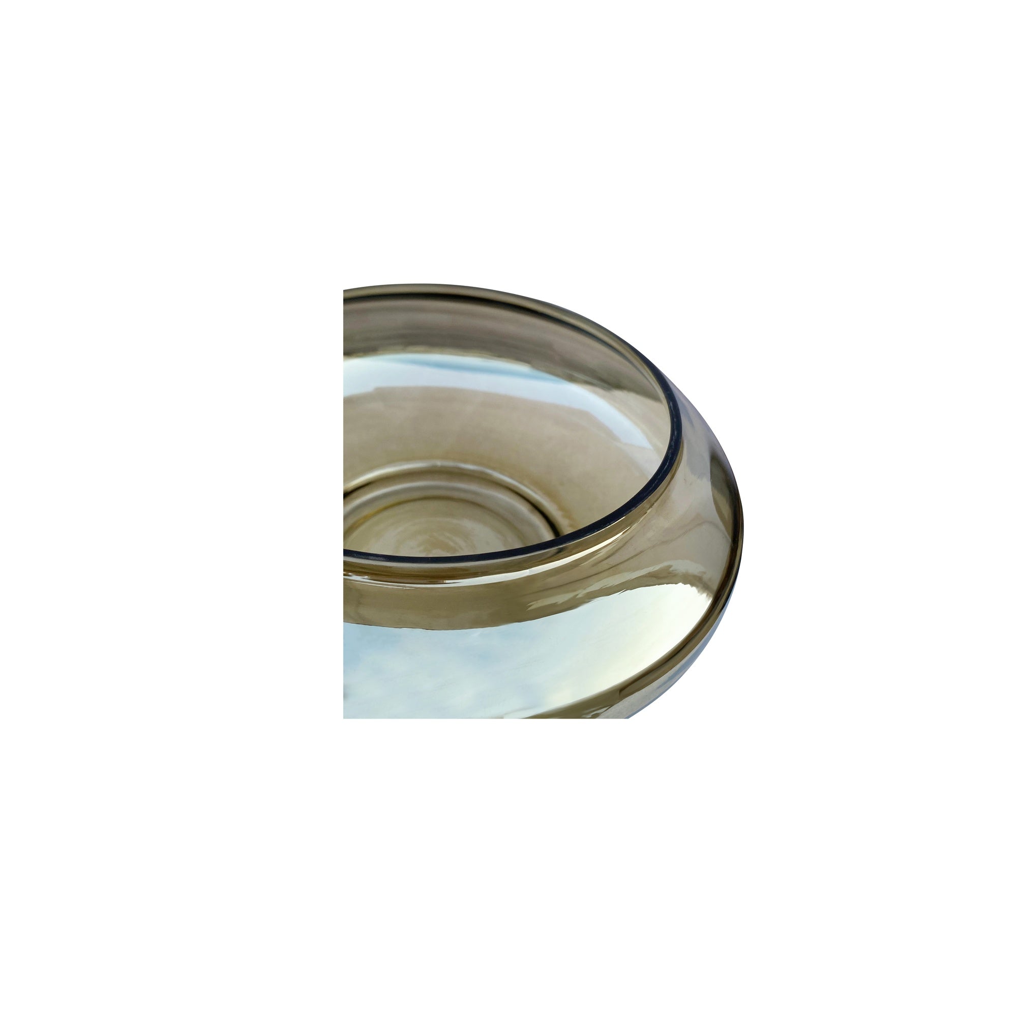 Moes Polene Glass Bowl Small Smoky Brown FI-1143-03
