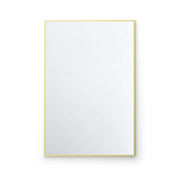 24" x 36" Metal Frame Shatterproof Wall Mount Mirror