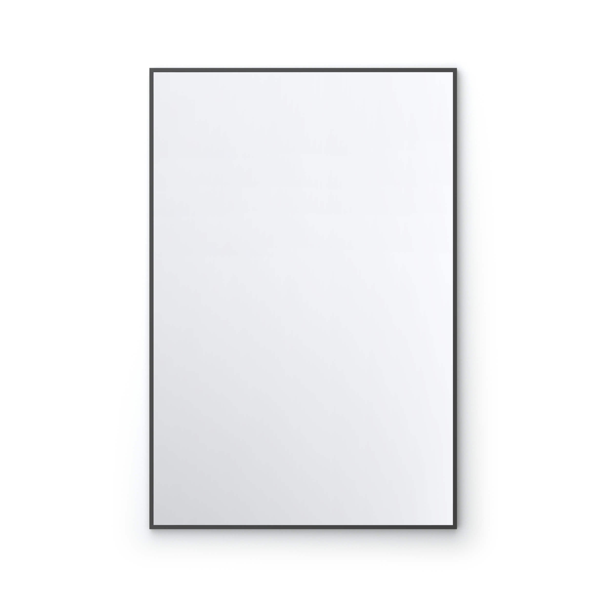 24" x 36" Metal Frame Shatterproof Wall Mount Mirror