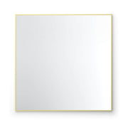 36" x 36" Metal Frame Shatterproof Wall Mount Mirror