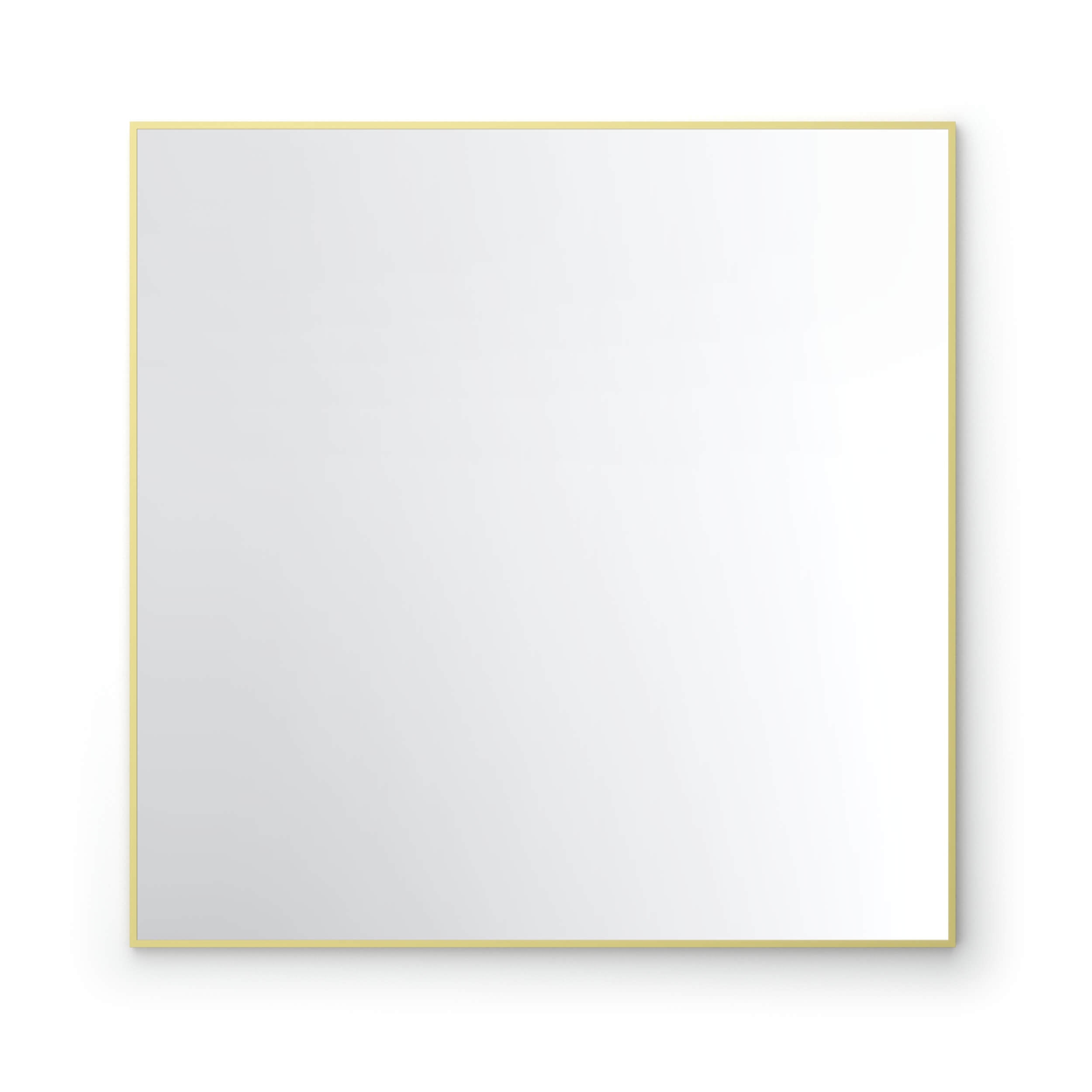36" x 36" Metal Frame Shatterproof Wall Mount Mirror