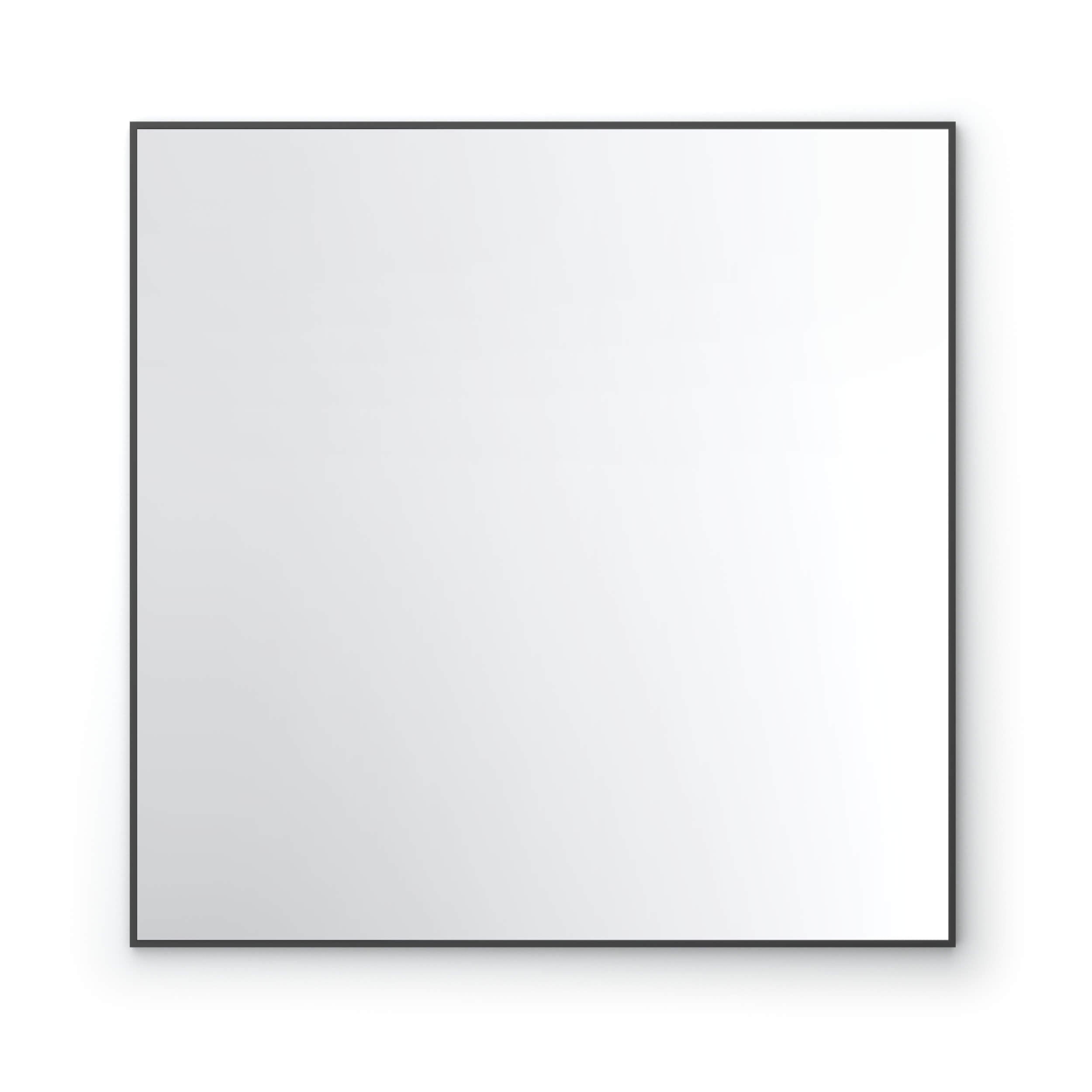 36" x 36" Metal Frame Shatterproof Wall Mount Mirror