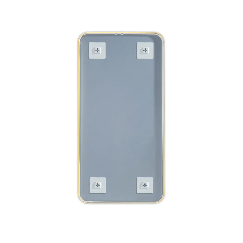 18" x 36" Shatterproof Wall Mount Metal Frame Mirror - FM2-1836