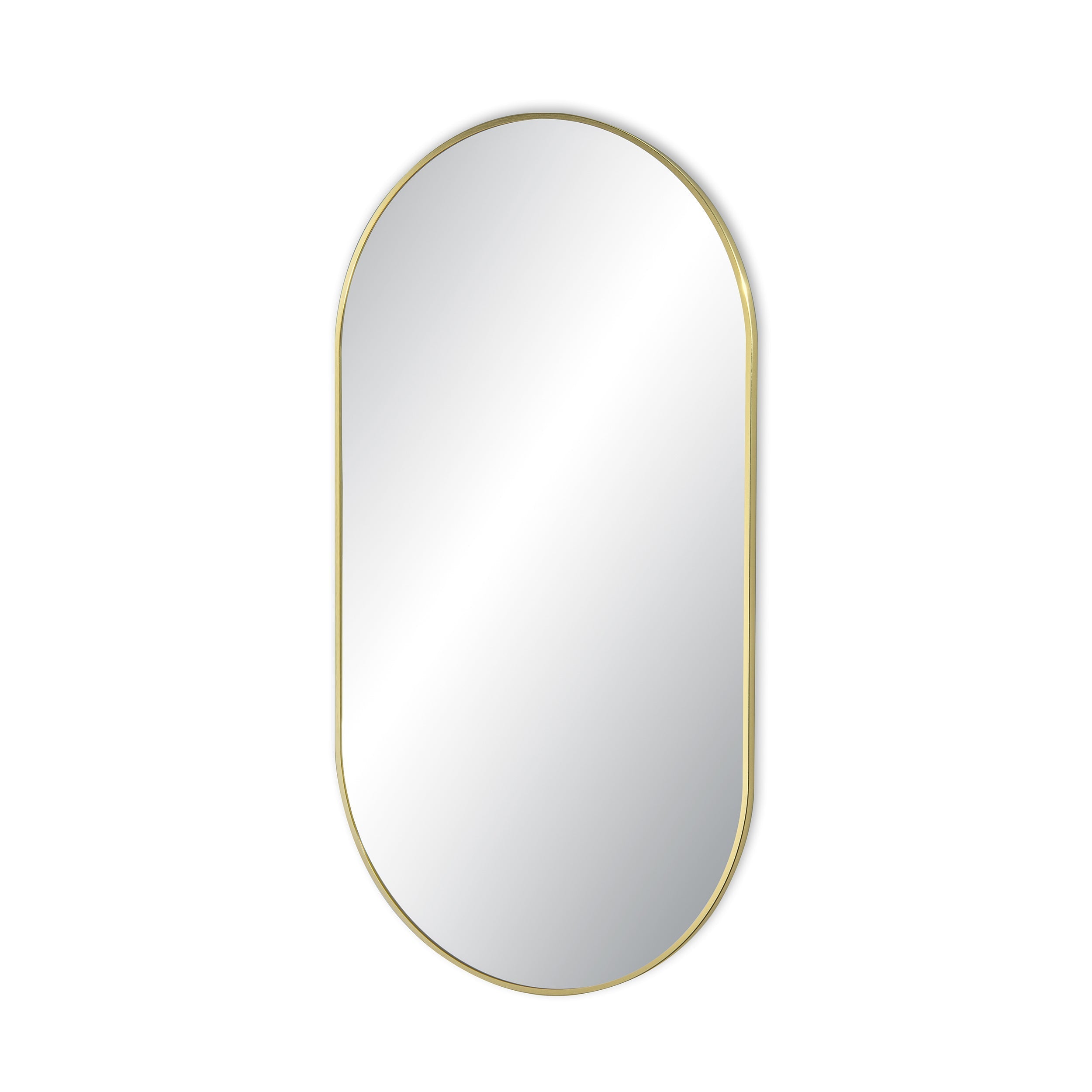 20" x 36" Metal Frame Shatterproof Wall Mount Mirror