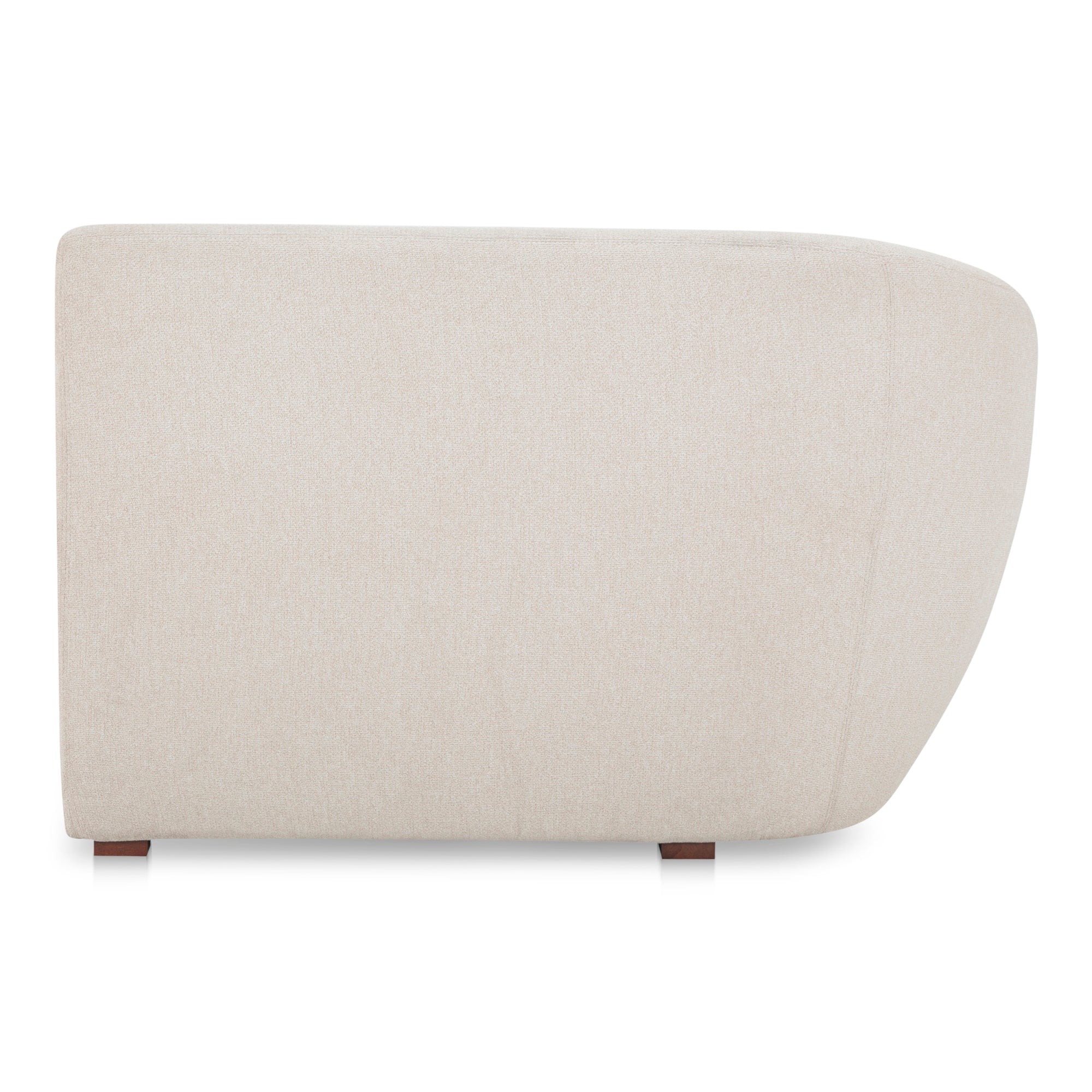 Moes Amelia Left Arm Facing Chair Warm White FO-1010-18