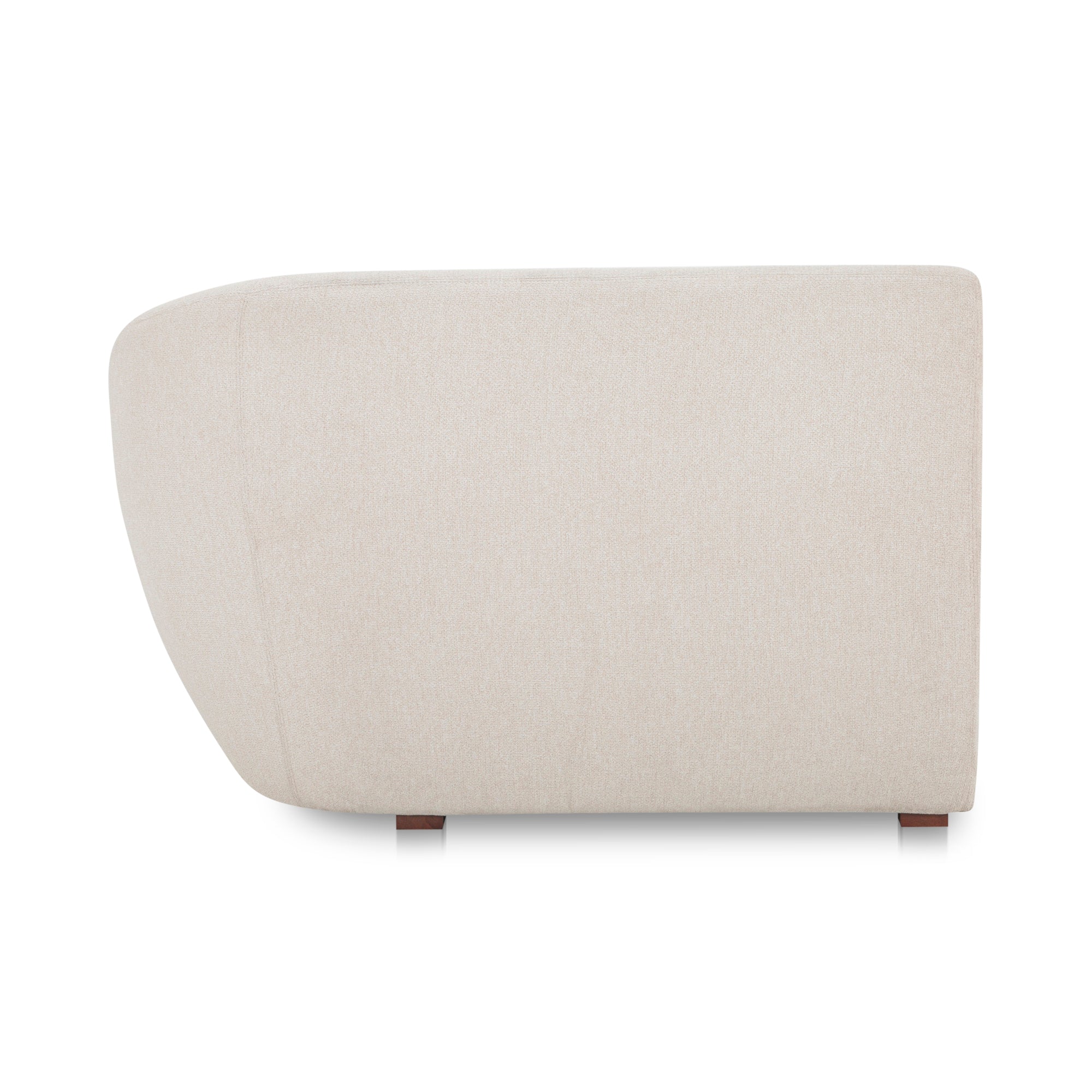 Moes Amelia Right Arm Facing Chair Warm White FO-1011-18