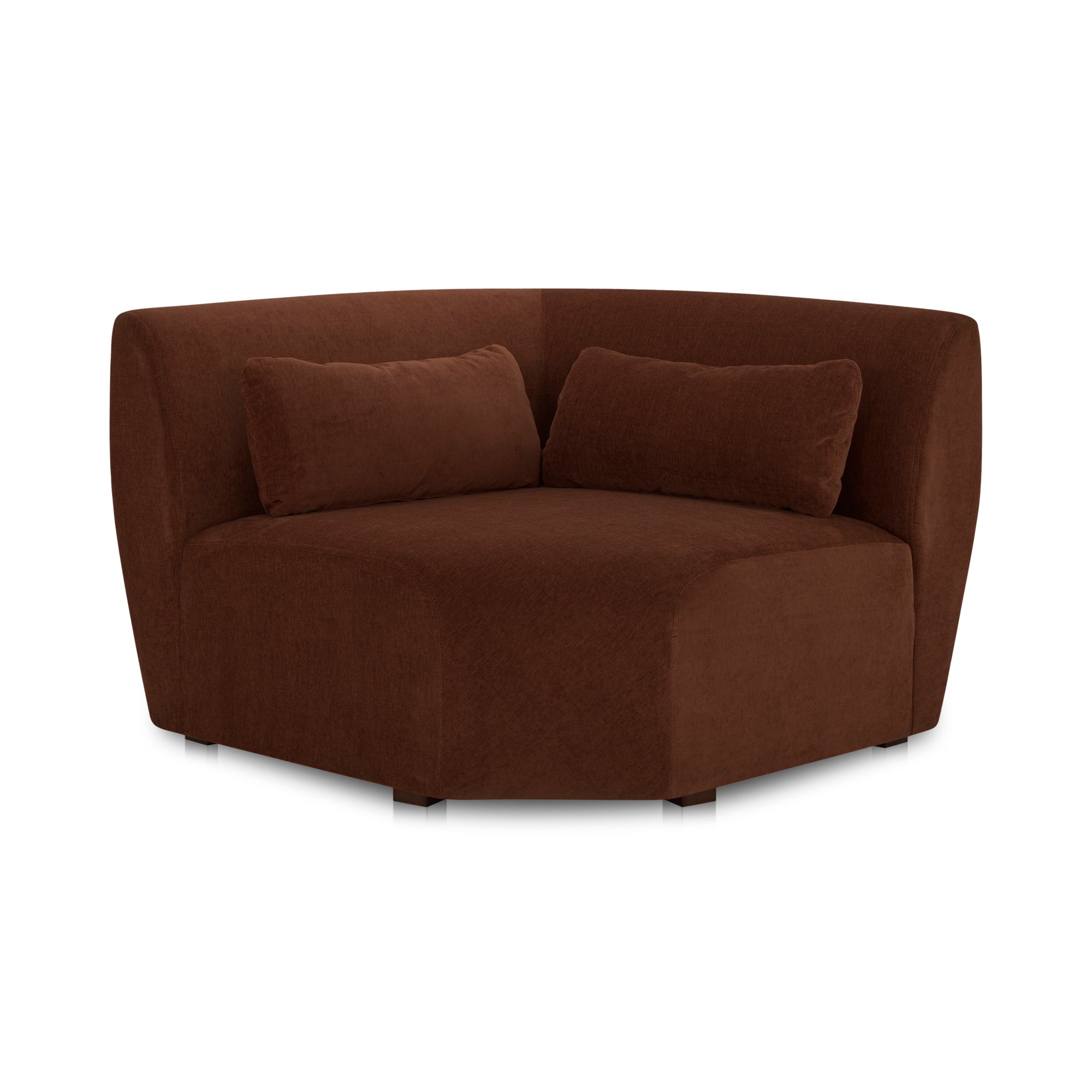 Moes Amelia Corner Chair Chestnut FO-1013-03