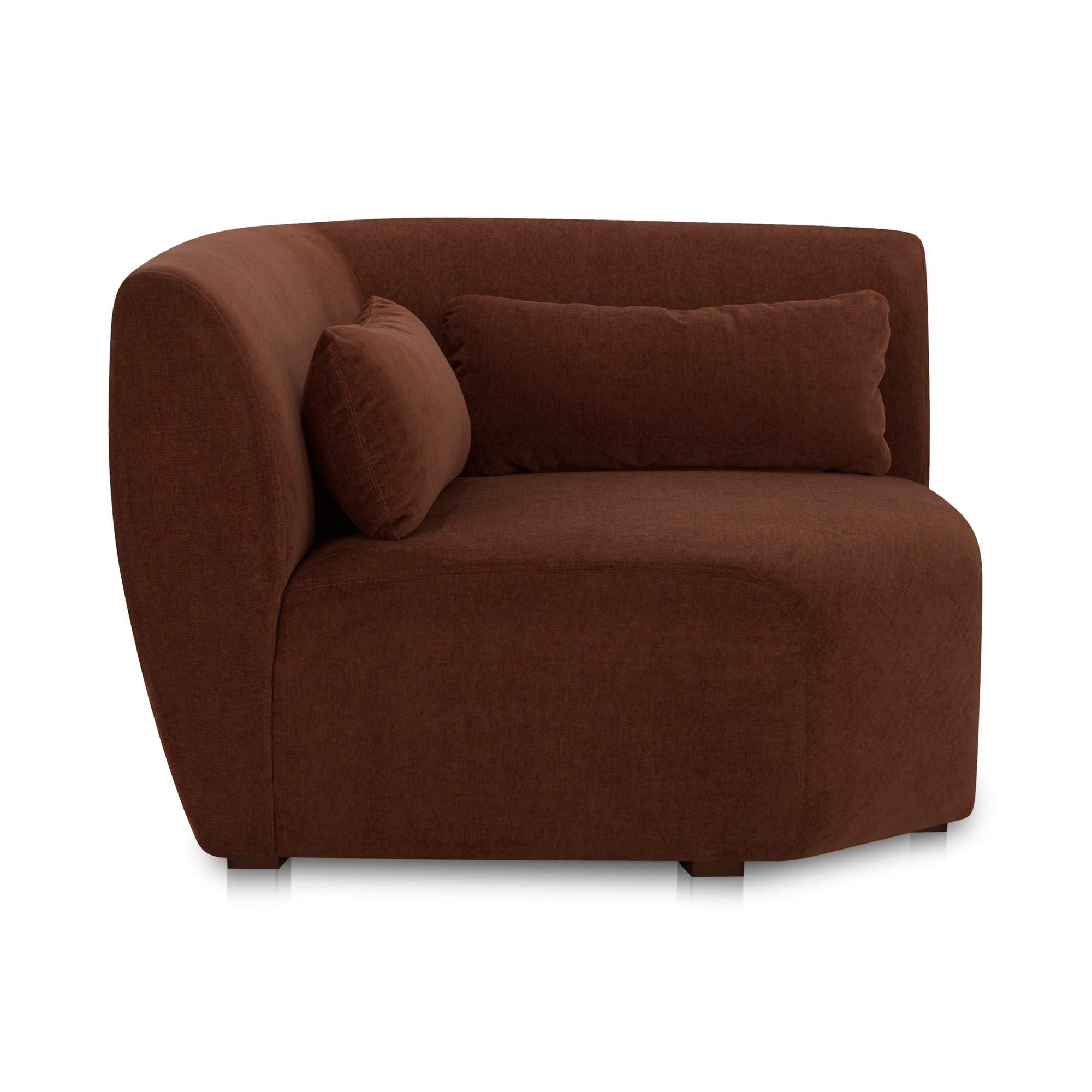 Moes Amelia Corner Chair Chestnut FO-1013-03