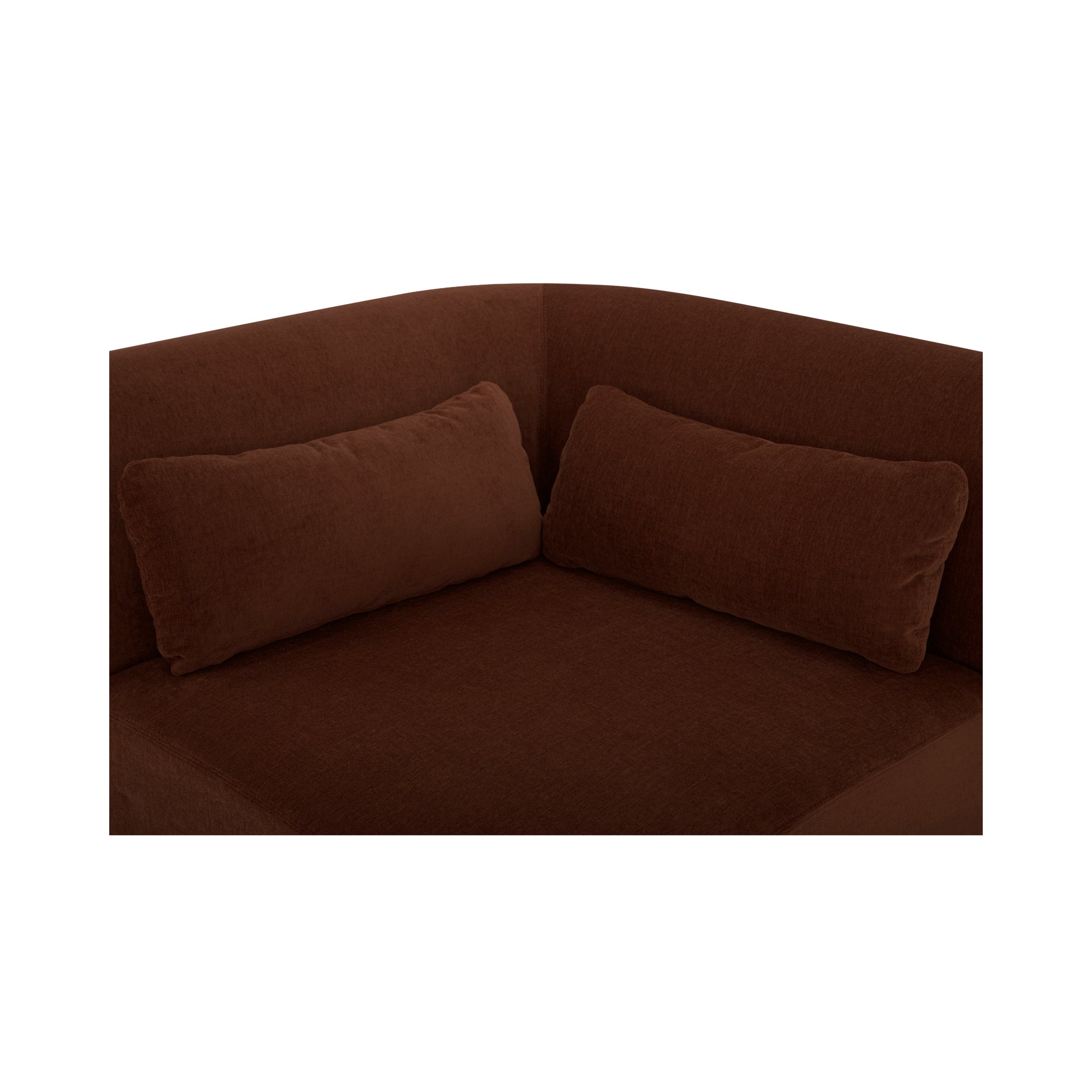 Moes Amelia Corner Chair Chestnut FO-1013-03