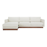 Moes Vernon Left Sectional White FO-1027-05-L-0