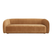 Moes Faye Sofa Tan Faux Mohair FO-1029-40