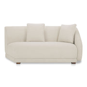 Moes Fraser Right Arm Facing Sofa Off White FO-1034-05