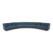 Moes Fraser 5 Piece Modular Sectional Deep Blue FO-1044-19