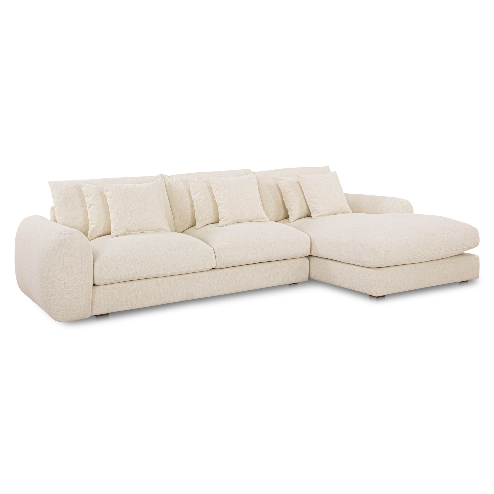 Moes Berga Sectional Right Oat FO-1048-05-R-0