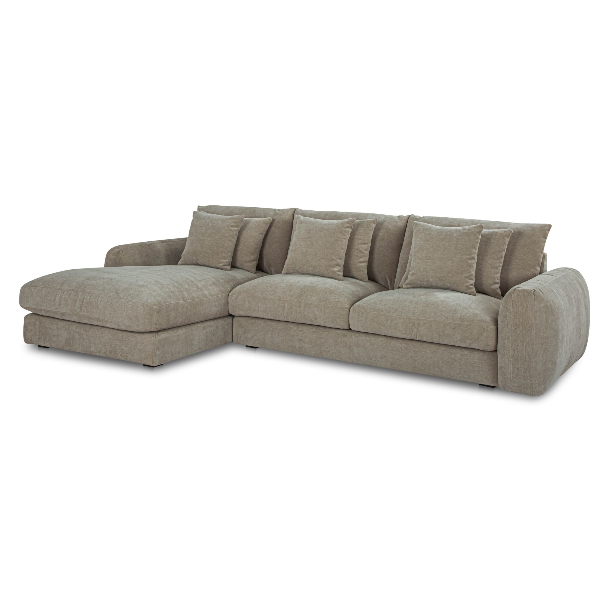 Moes Berga Sectional Left Pebble FO-1048-29-L-0