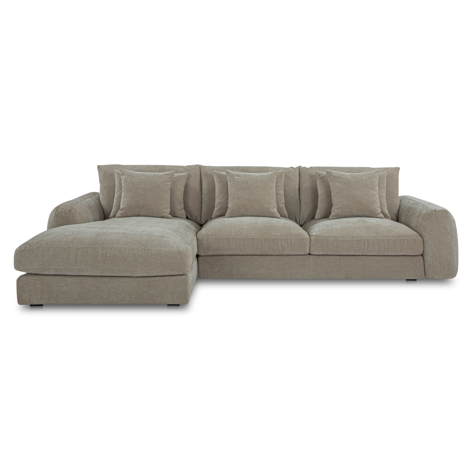 Moes Berga Sectional Left Pebble FO-1048-29-L-0