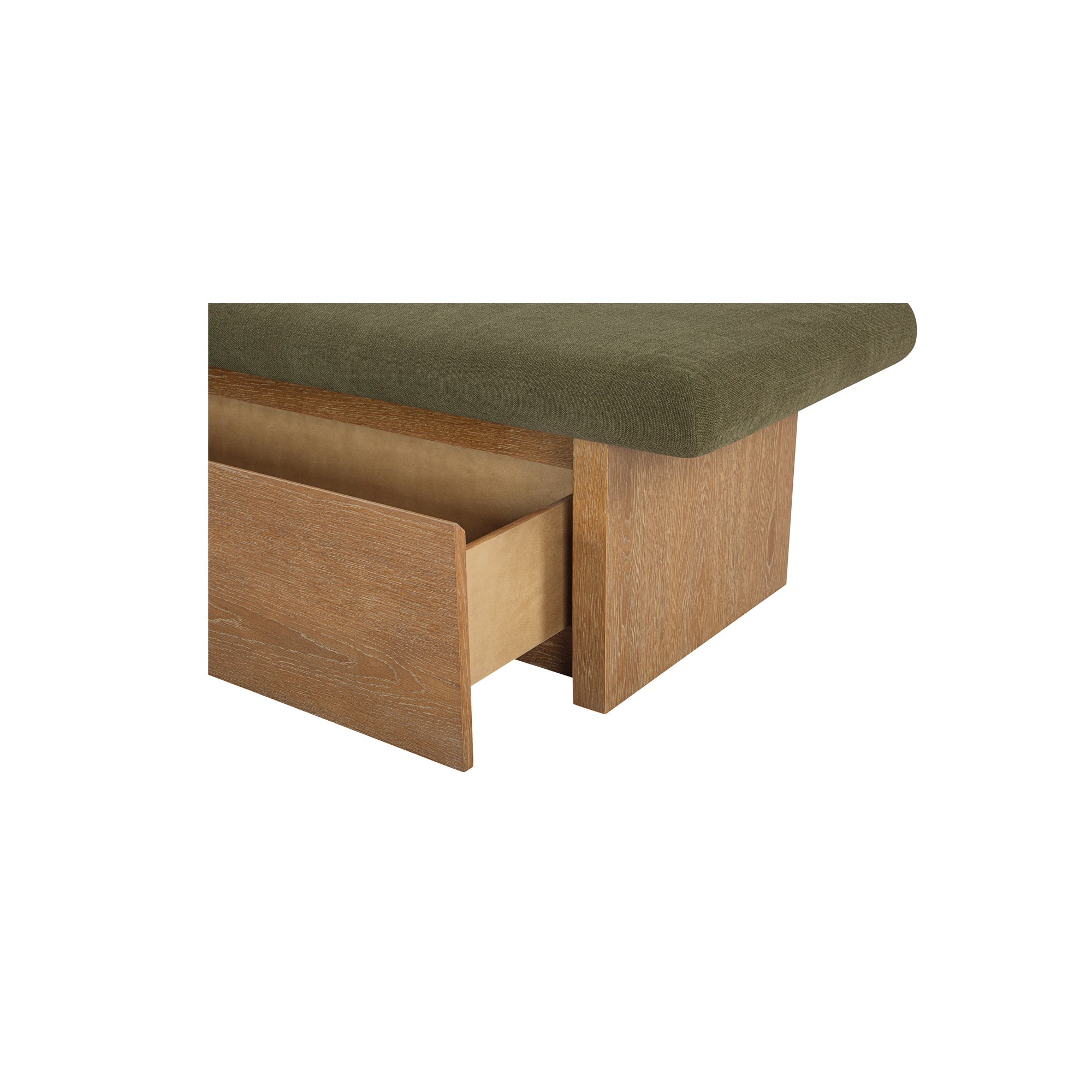 Moes Gemma Storage Bench Dark Green FO-1050-27