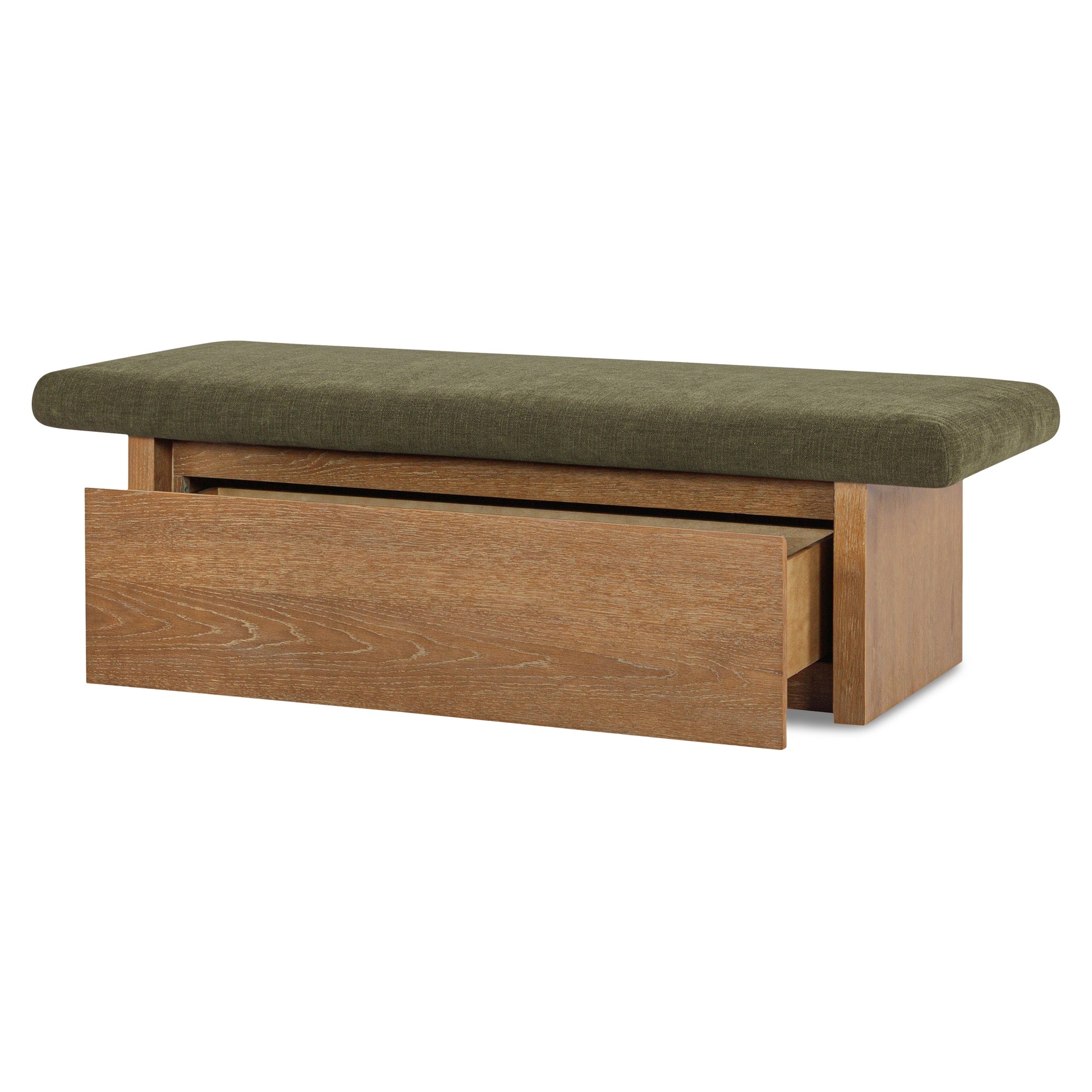 Moes Gemma Storage Bench Dark Green FO-1050-27