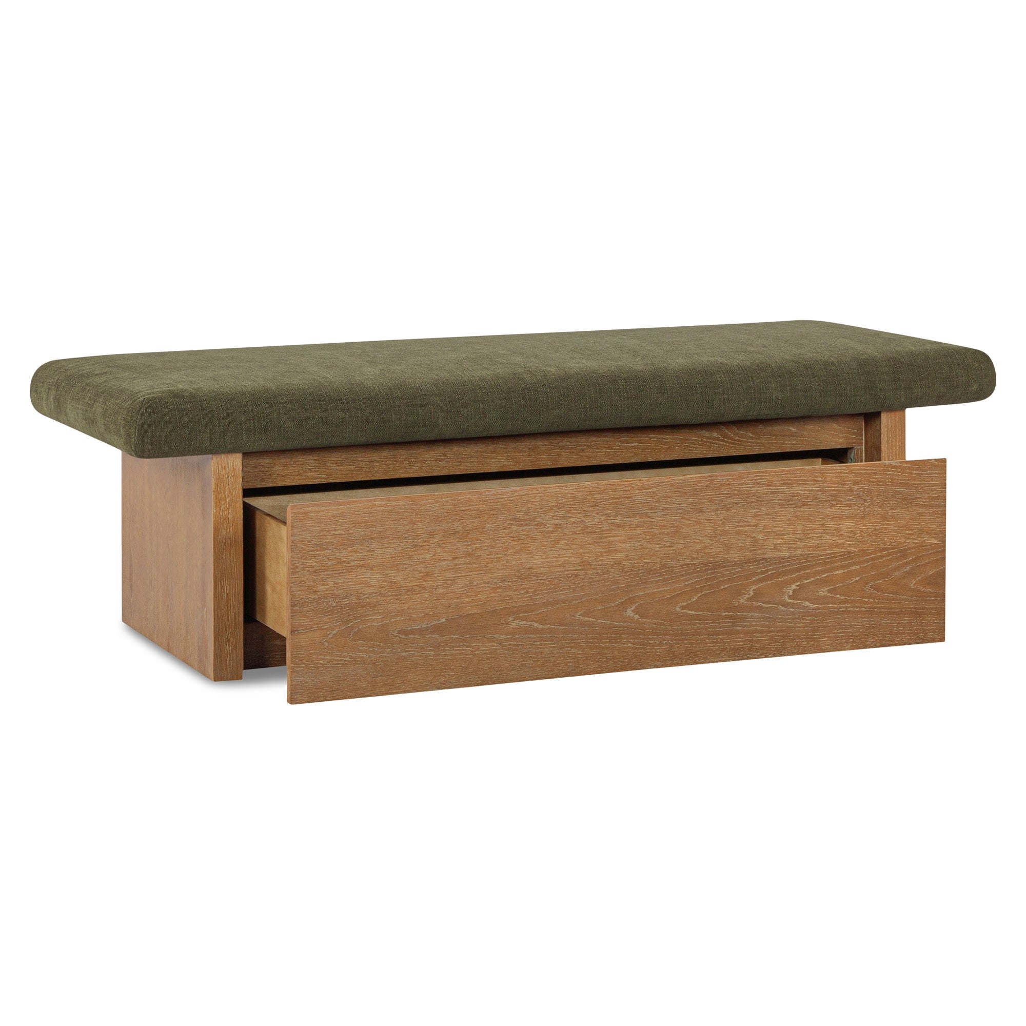 Moes Gemma Storage Bench Dark Green FO-1050-27