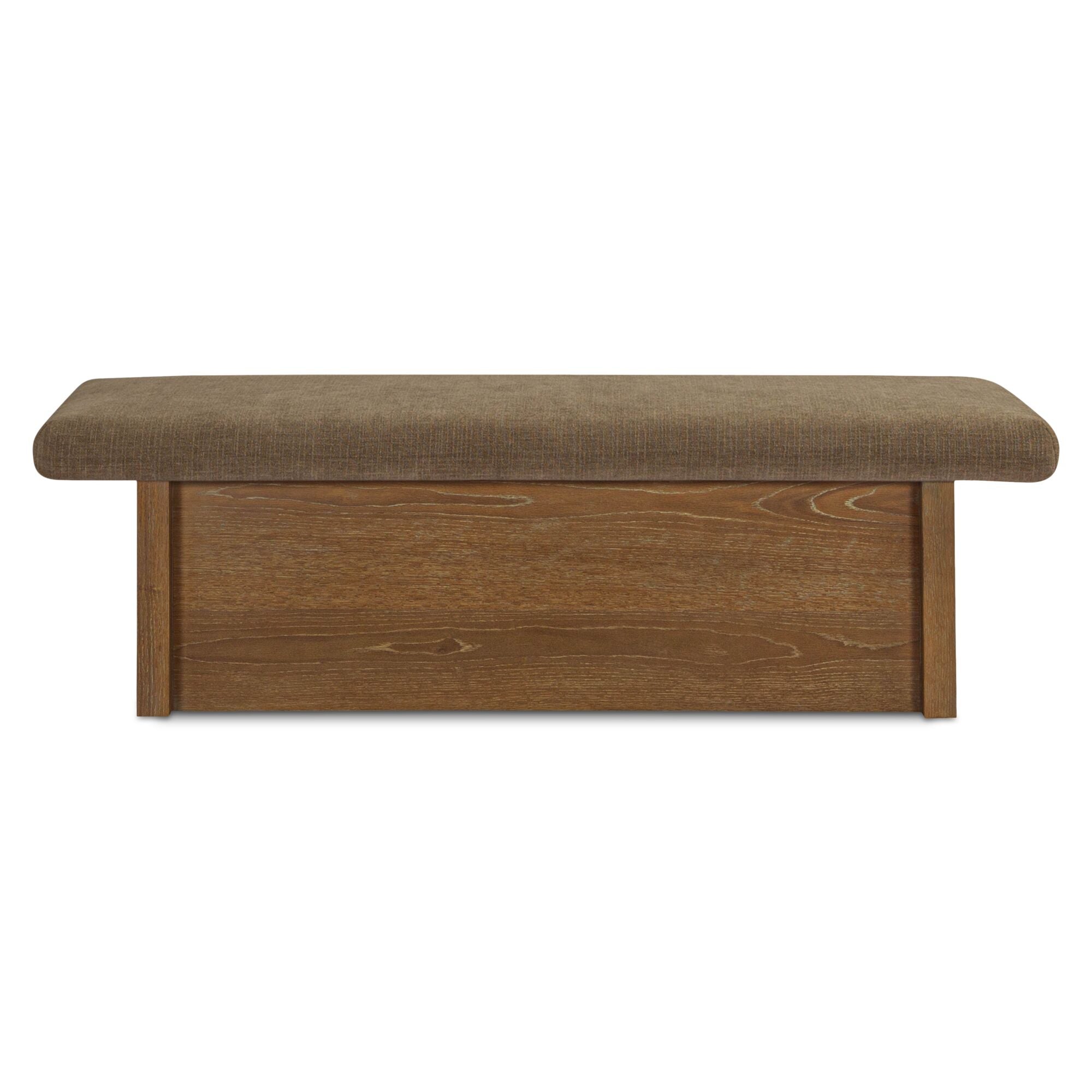 Moes Gemma Storage Bench Taupe FO-1050-39