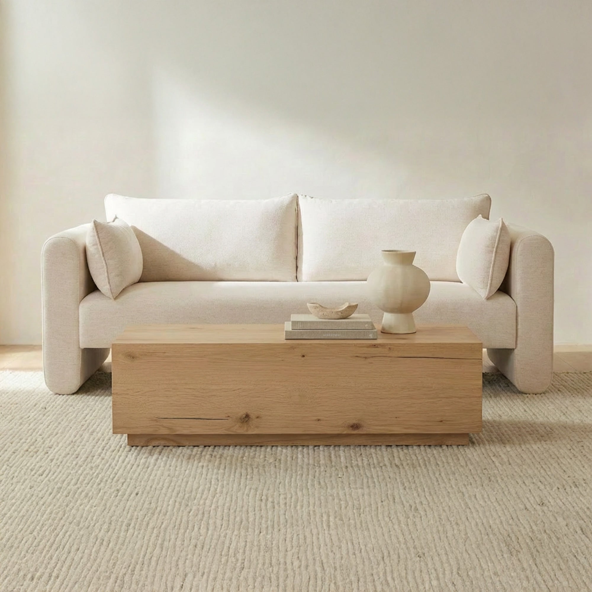 Moes Moore Sofa Oat FO-1051-05