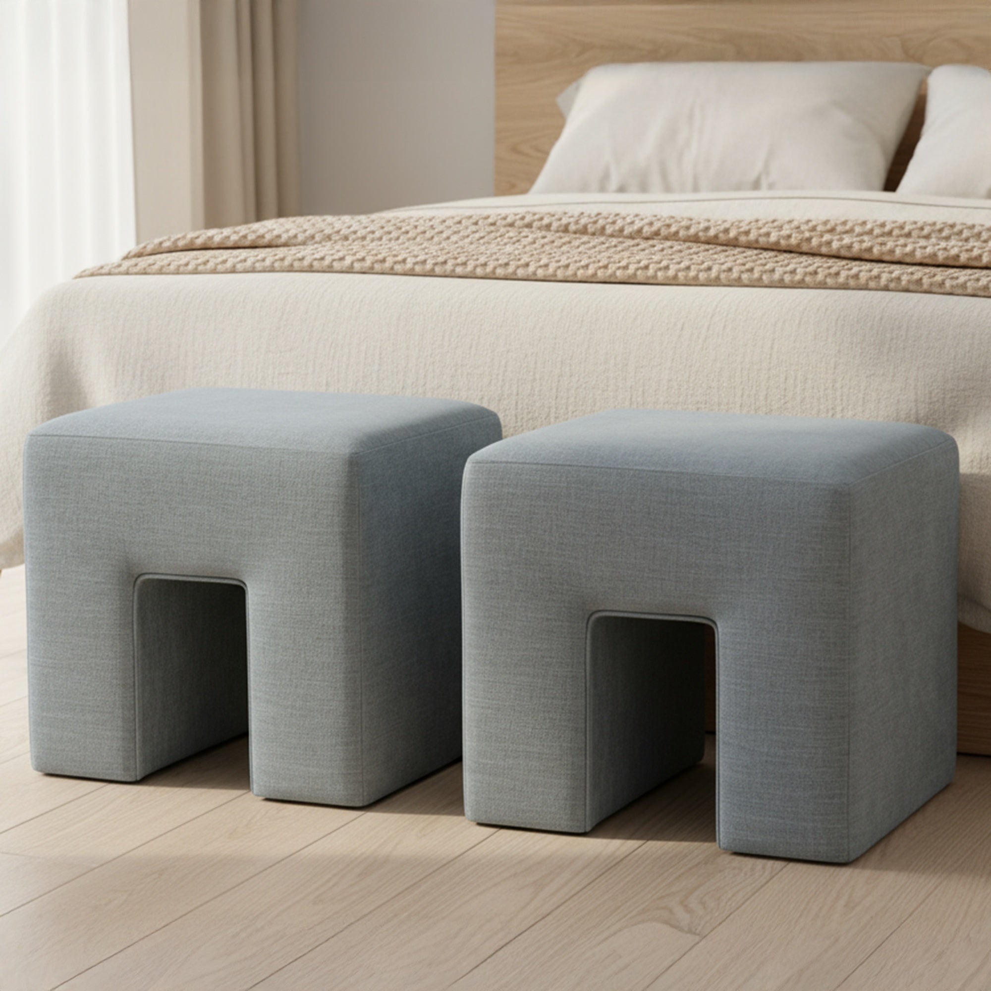 Moes Aidy Stool Light Blue FO-1052-45