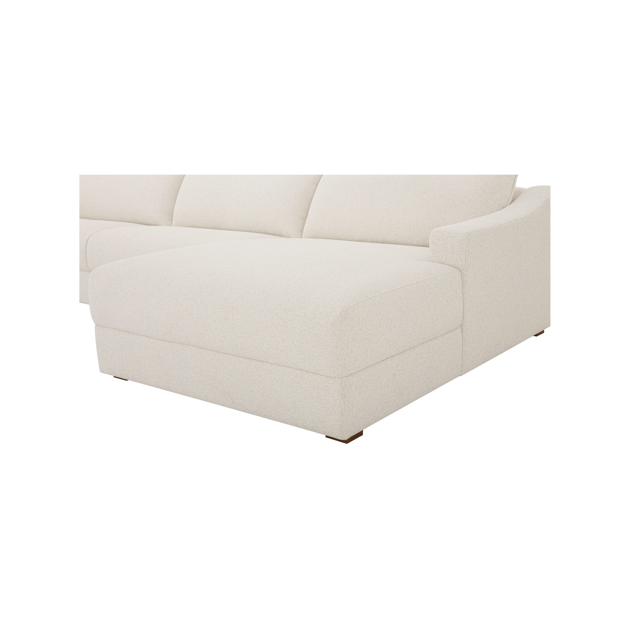 Moes Farrow Sectional Flecked Oat Right FO-1058-05-R-0