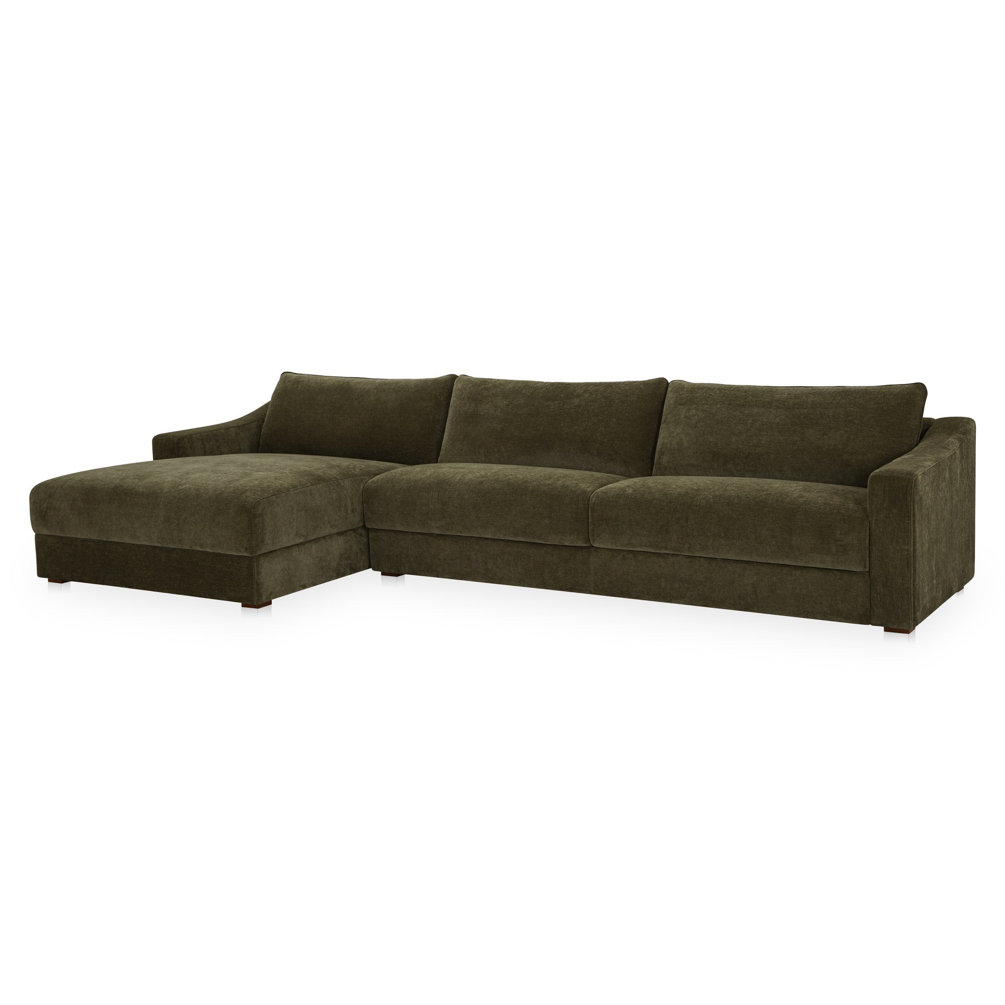 Moes Farrow Sectional Cedar Green Left FO-1058-27-L-0