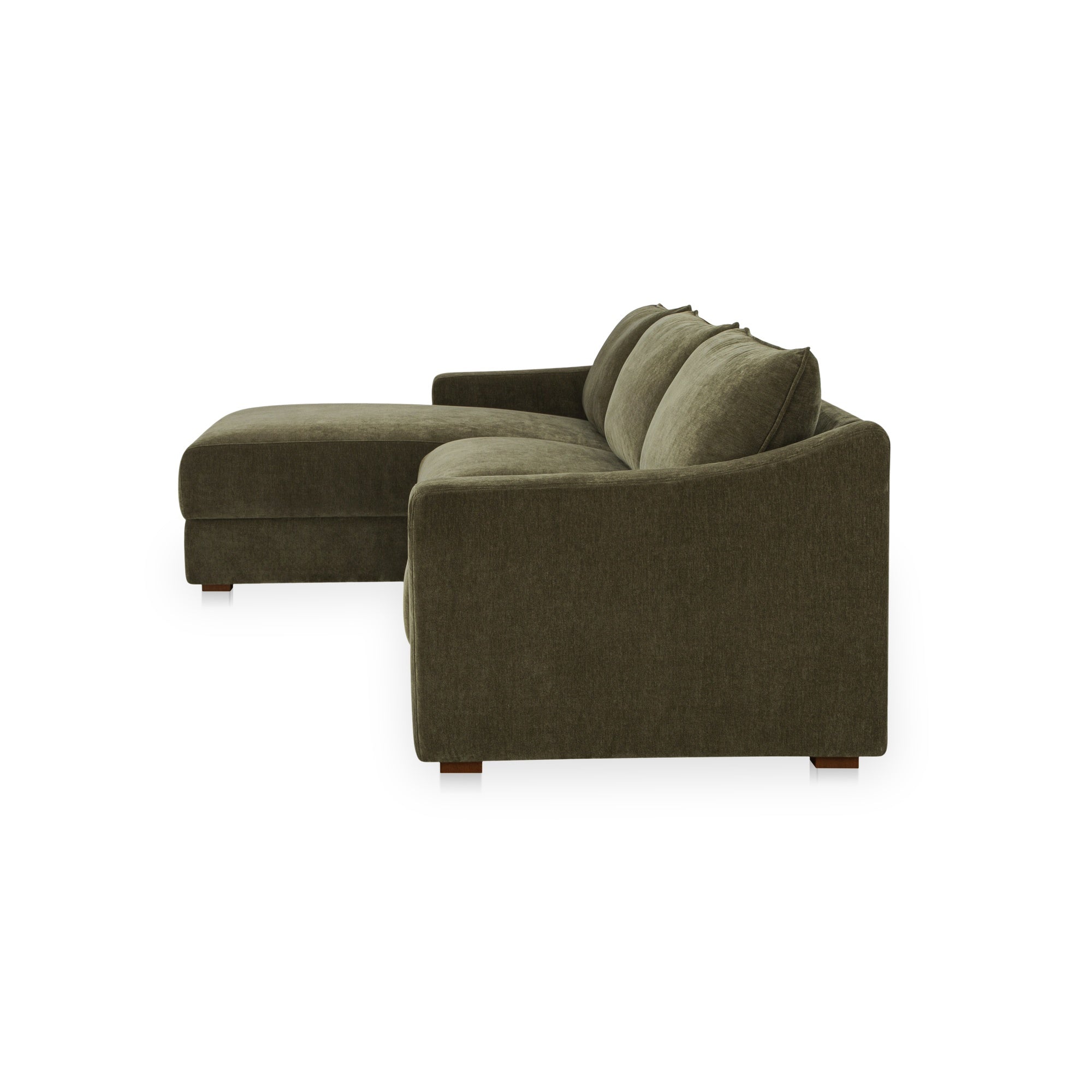Moes Farrow Sectional Cedar Green Left FO-1058-27-L-0