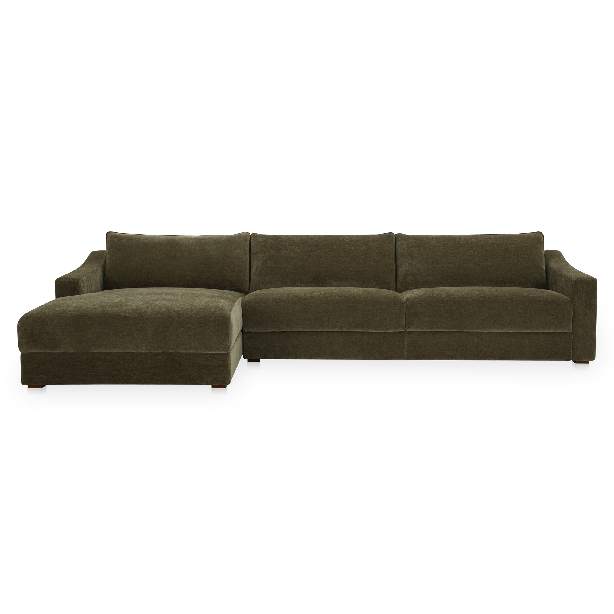 Moes Farrow Sectional Cedar Green Left FO-1058-27-L-0