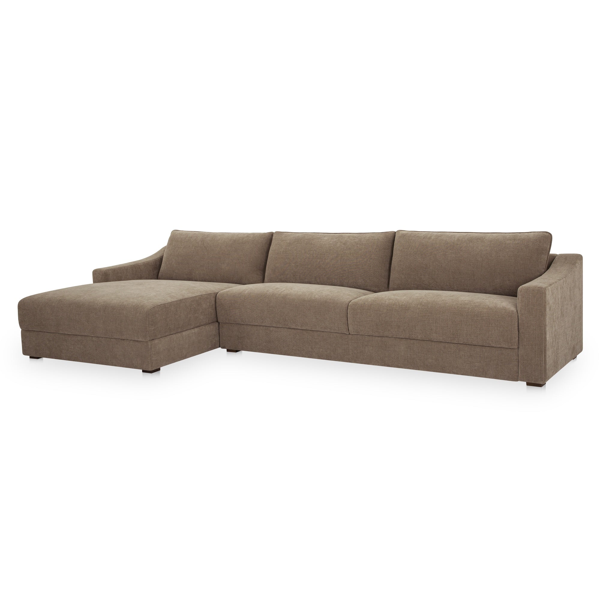 Moes Farrow Sectional Taupe Left FO-1058-39-L-0
