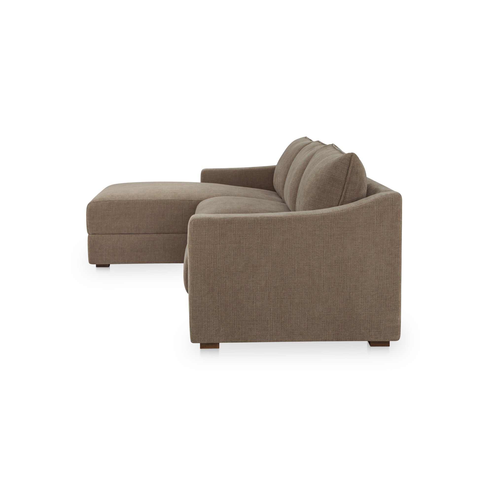 Moes Farrow Sectional Taupe Left FO-1058-39-L-0
