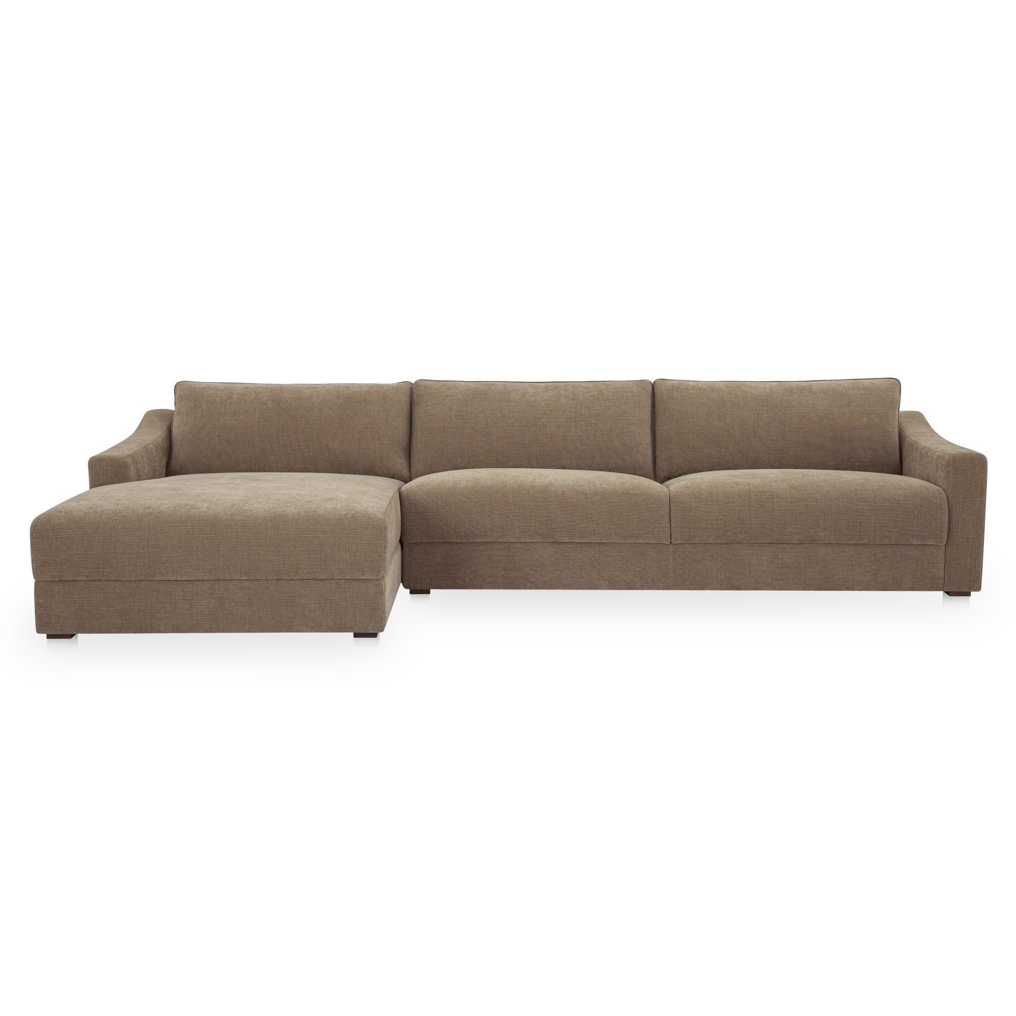 Moes Farrow Sectional Taupe Left FO-1058-39-L-0