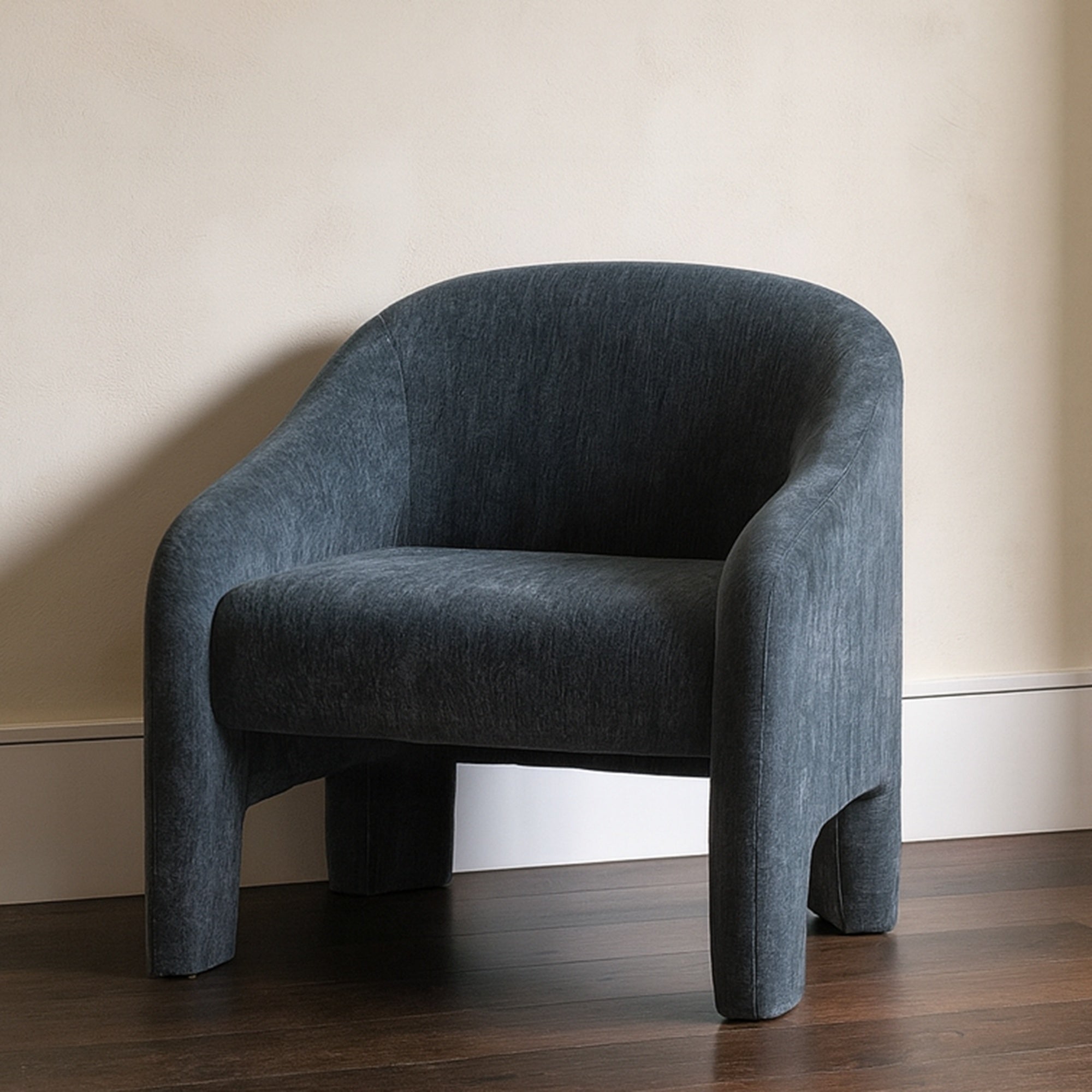 Moes Tuva Accent Chair Slate Blue FO-1059-19